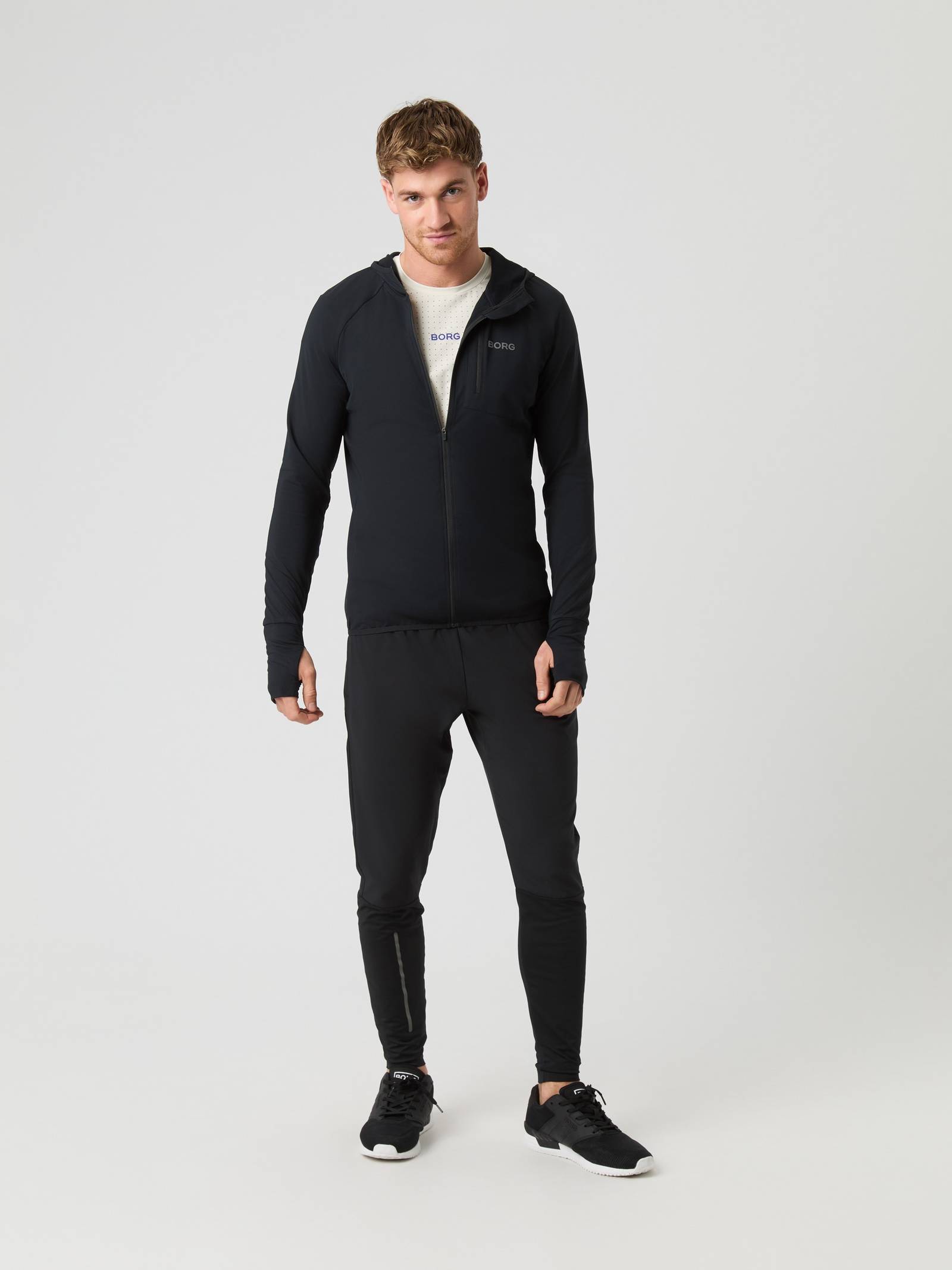 Borg Running Mid Layer Hood image 3