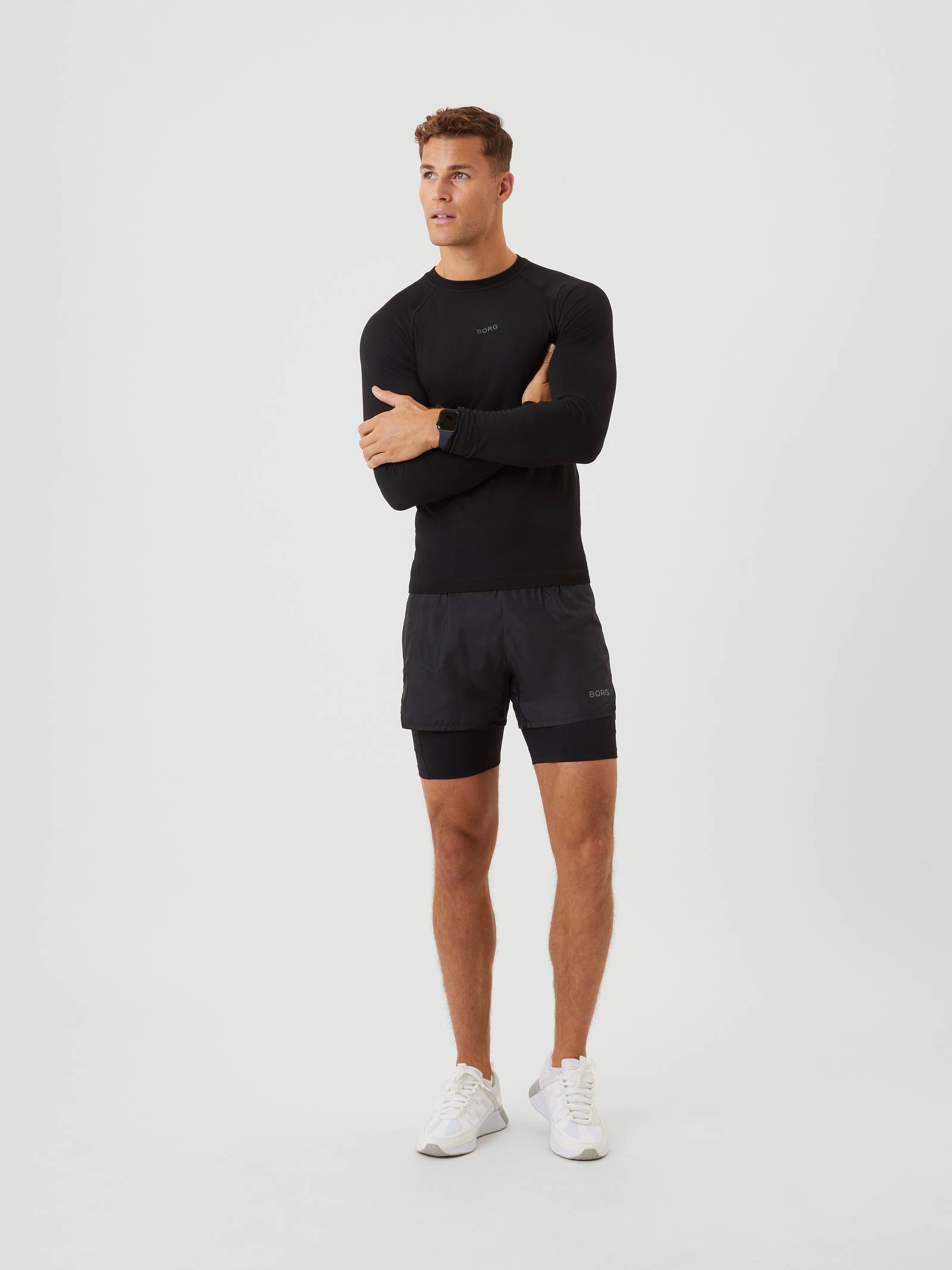 Borg Running Shorts 2 In 1 image 3