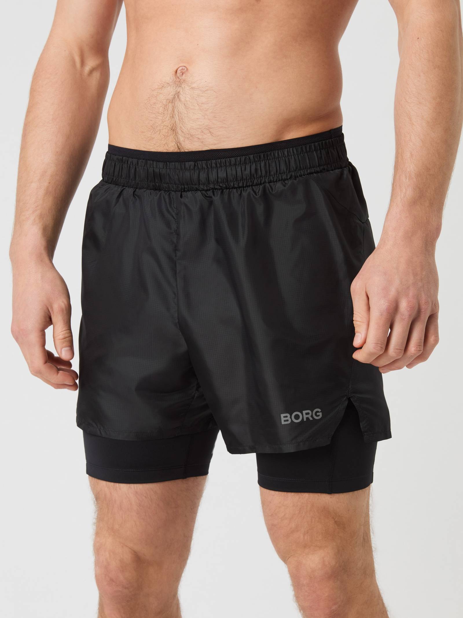 Borg Running Shorts 2 In 1 image 1