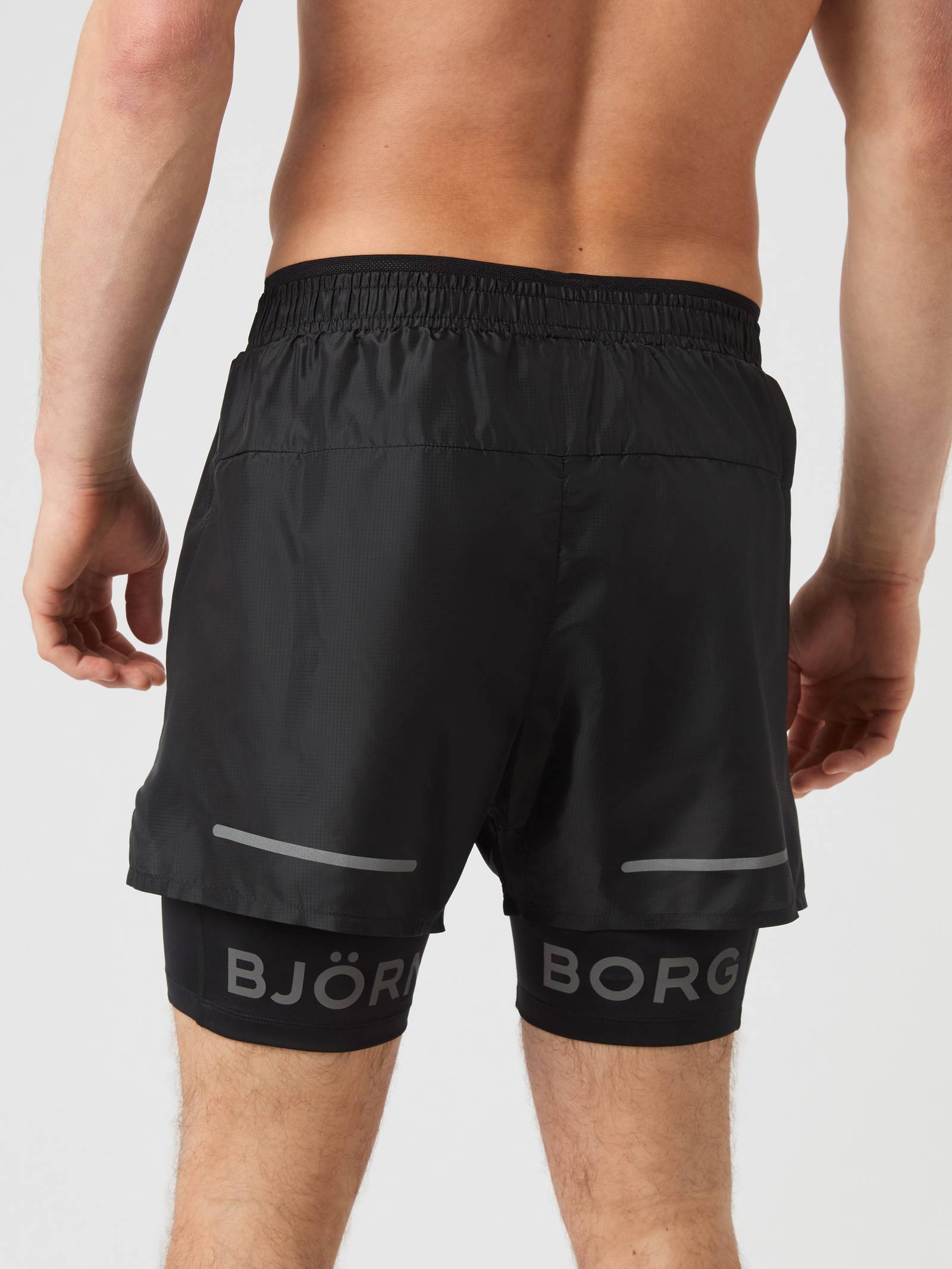 Borg Running Shorts 2 In 1 image 2