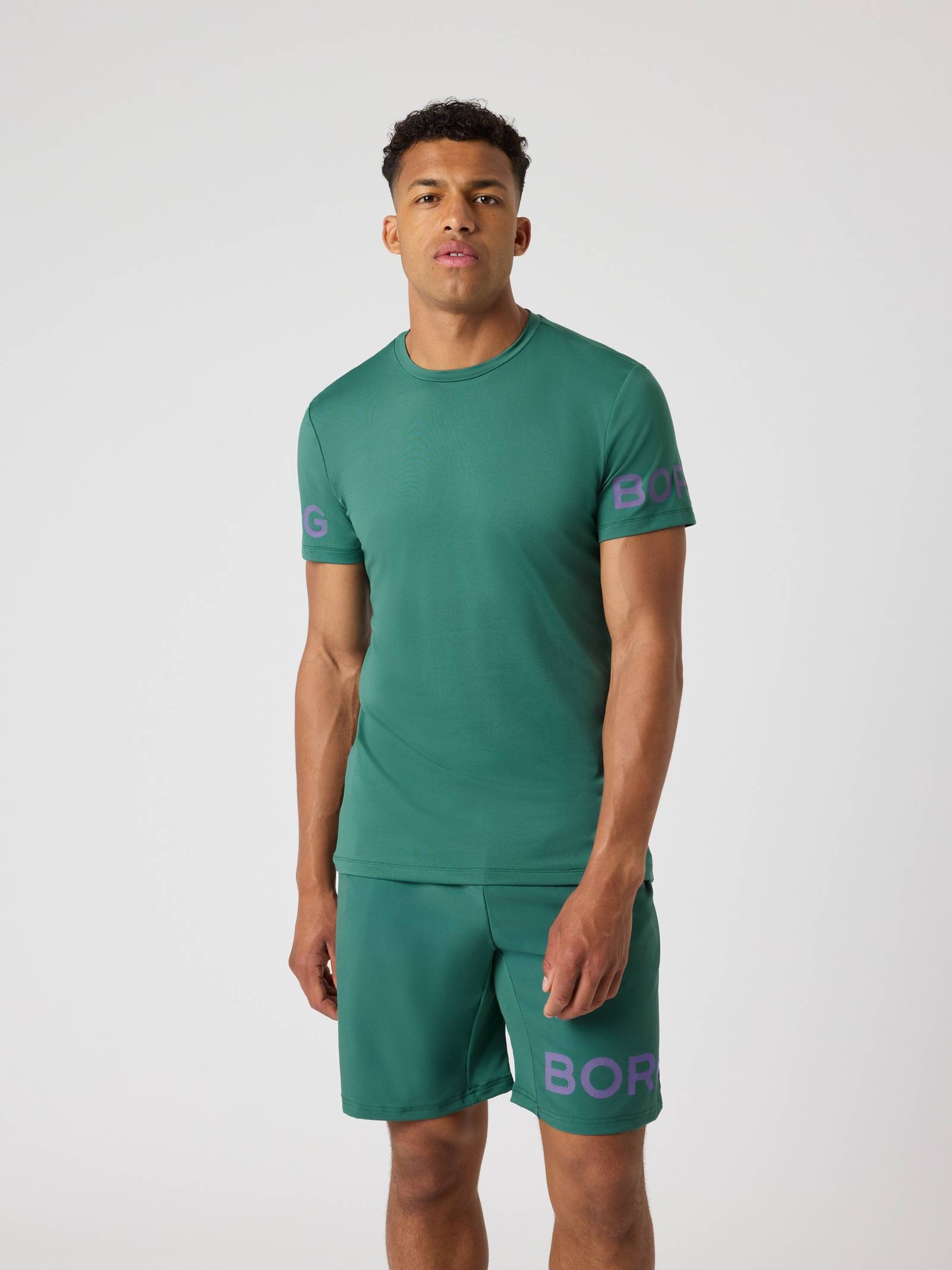 Björn Borg - Borg T-Shirt Mallard Green Heren - Image 1