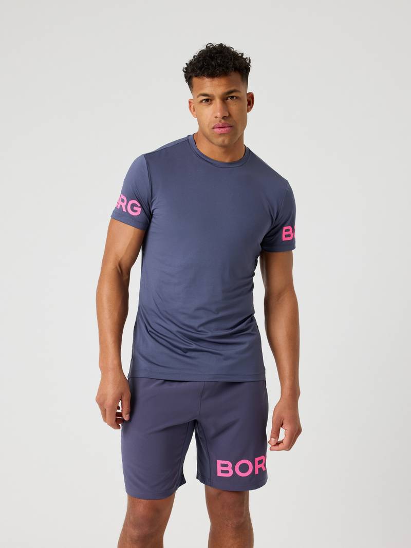 Borg T-Shirt - Herre - Odyssey Gray | Björn Borg