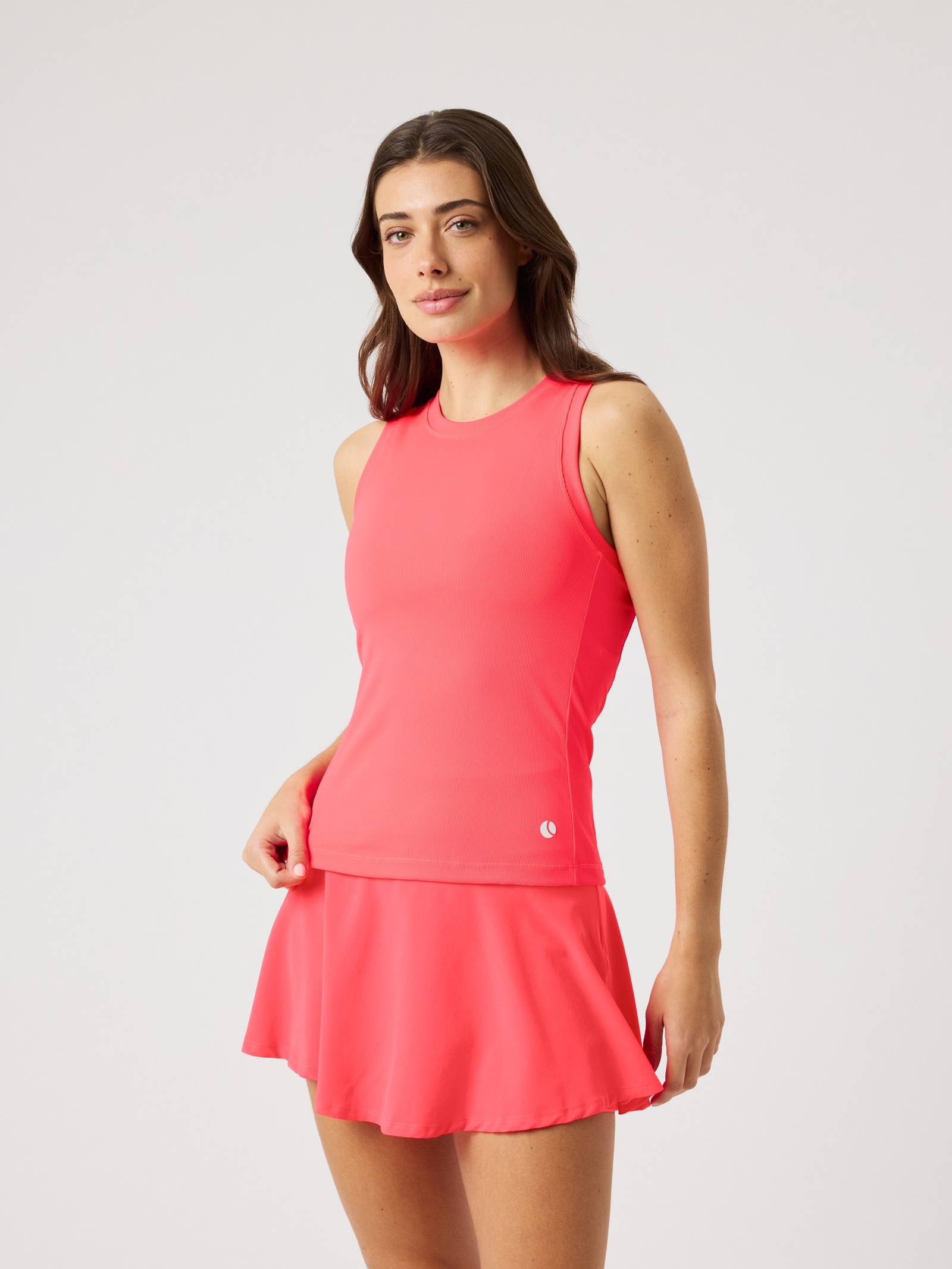 Björn Borg - Ace Pocket Ribbed Tank Top Diva Pink Women - Image 1