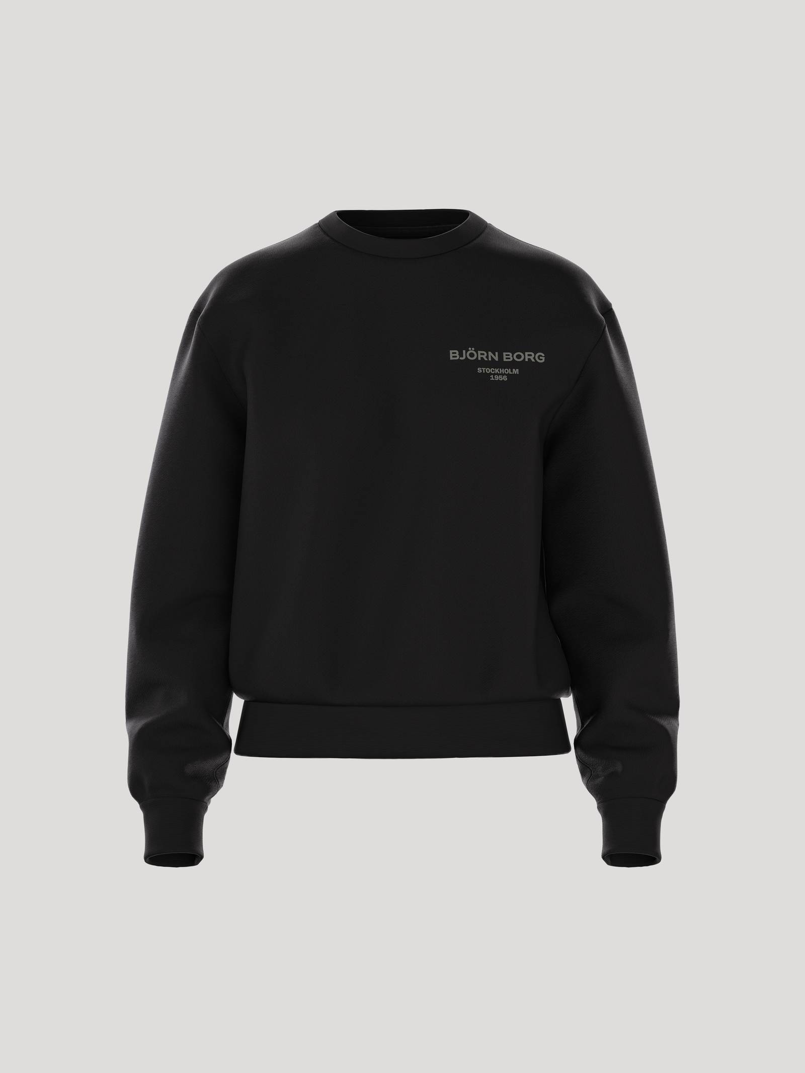 Björn Borg - Borg Essential 1 Sweatshirt Black Beauty Dames - Image 1