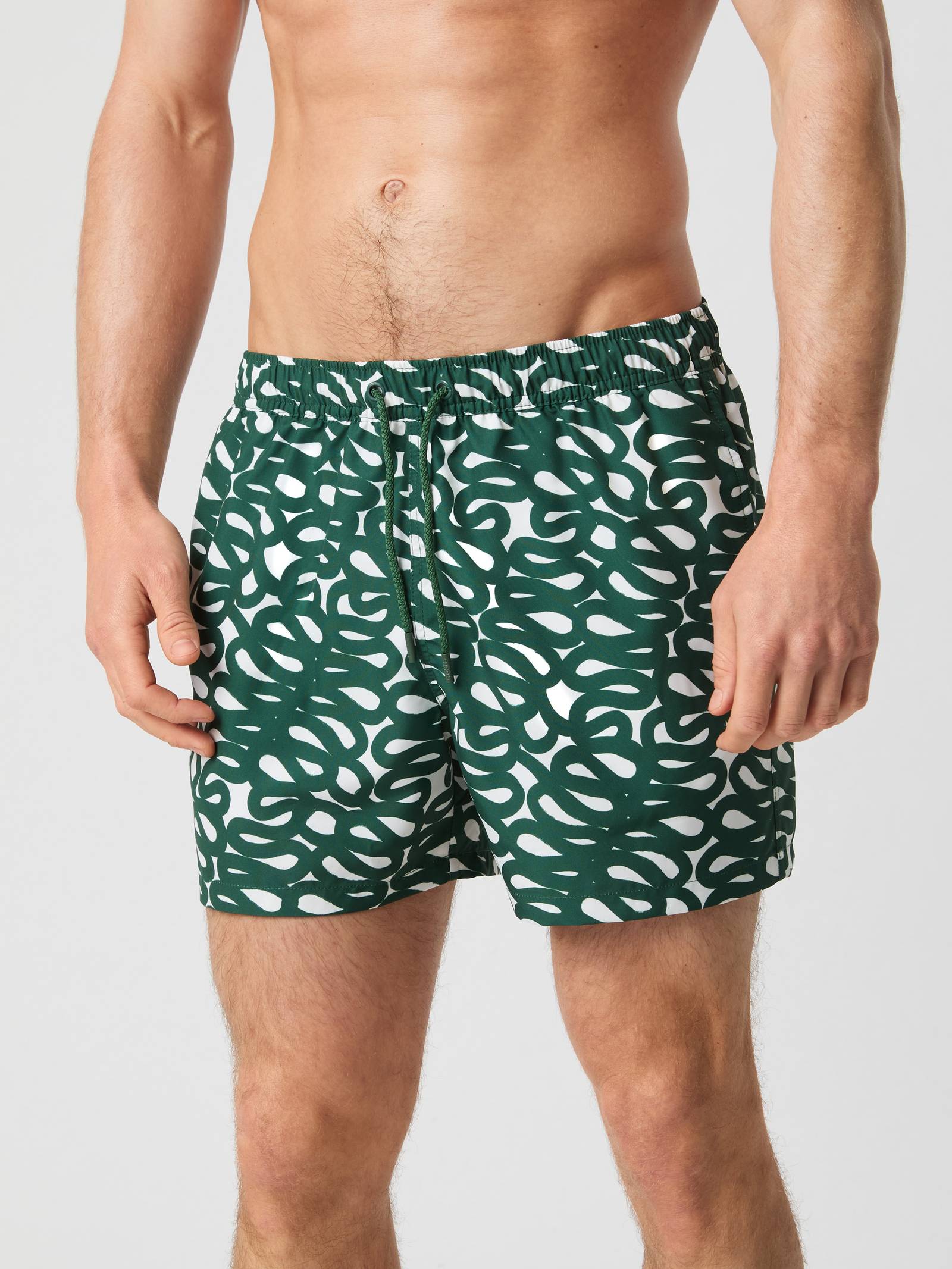 Borg Print Swim Shorts image 2