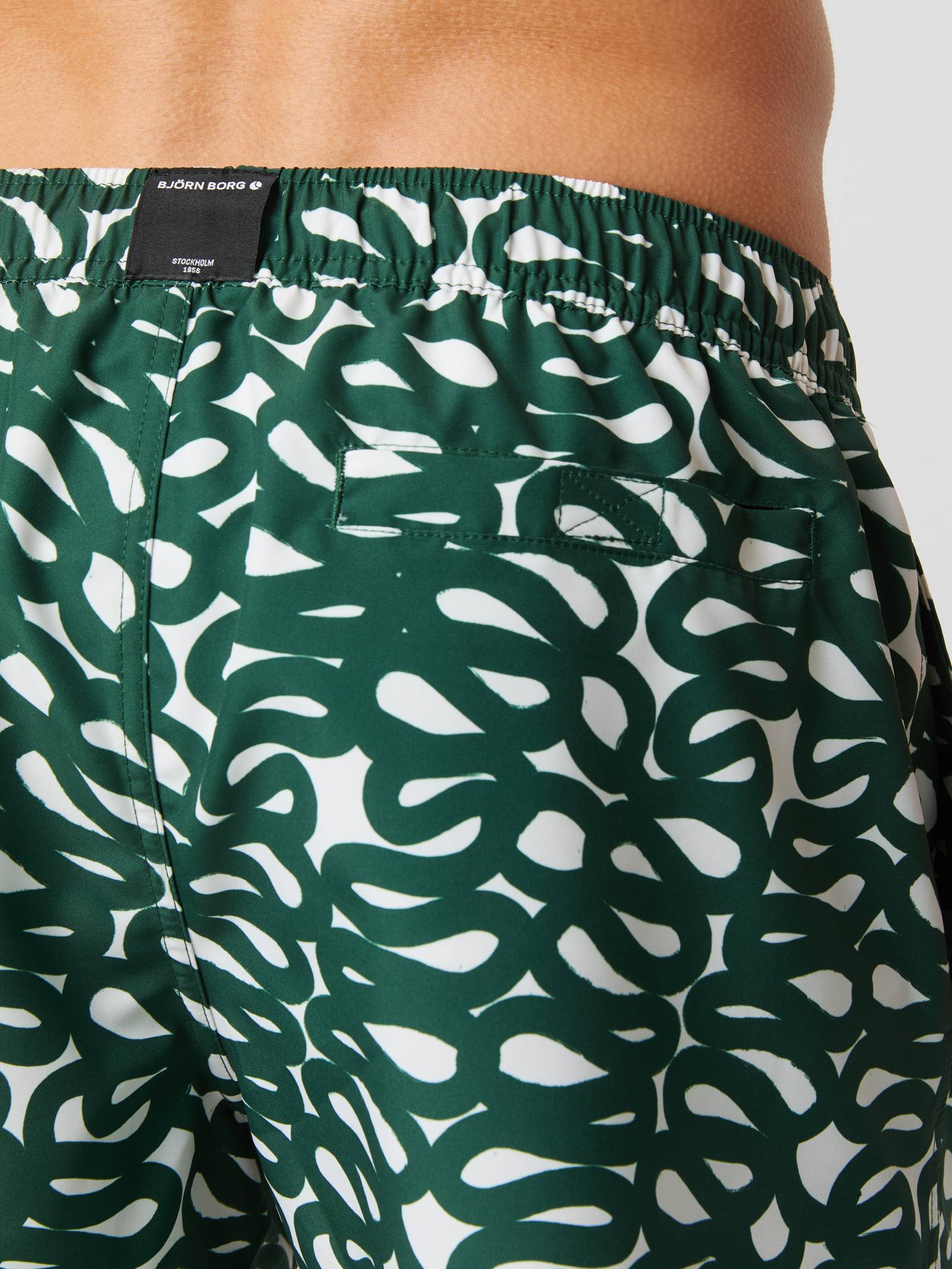 Borg Print Swim Shorts image 4
