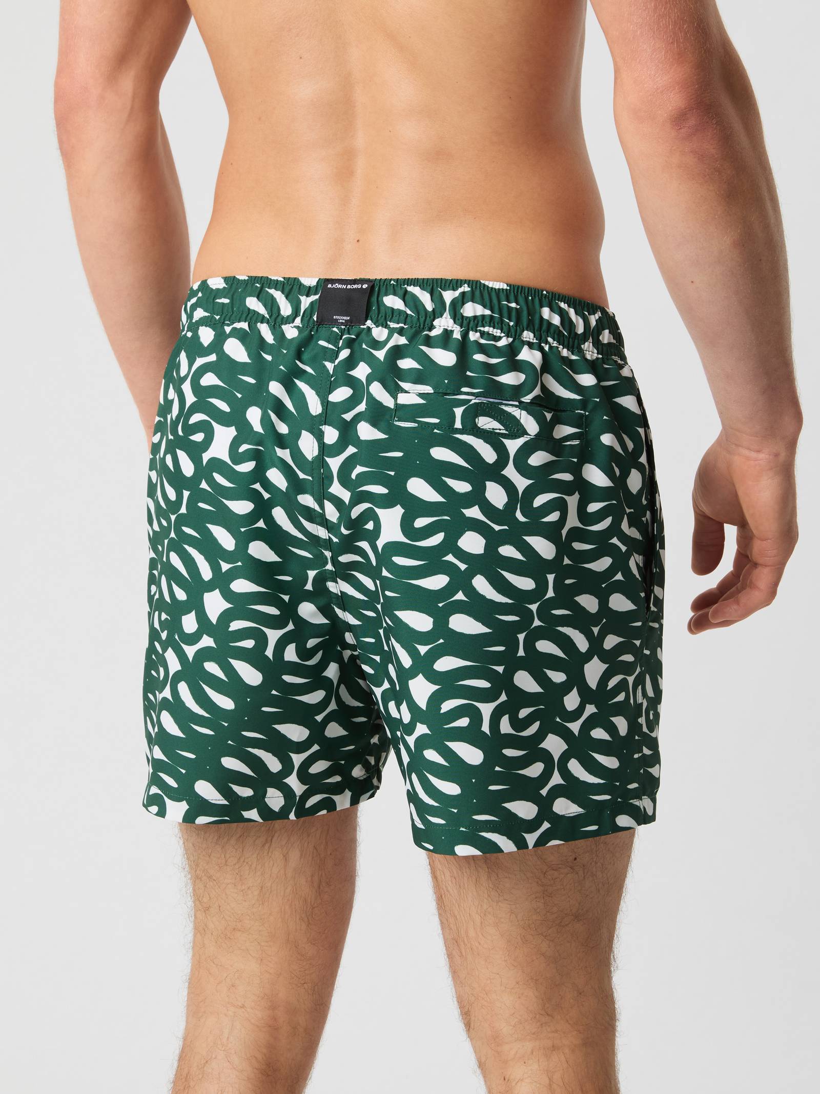 Borg Print Swim Shorts image 3