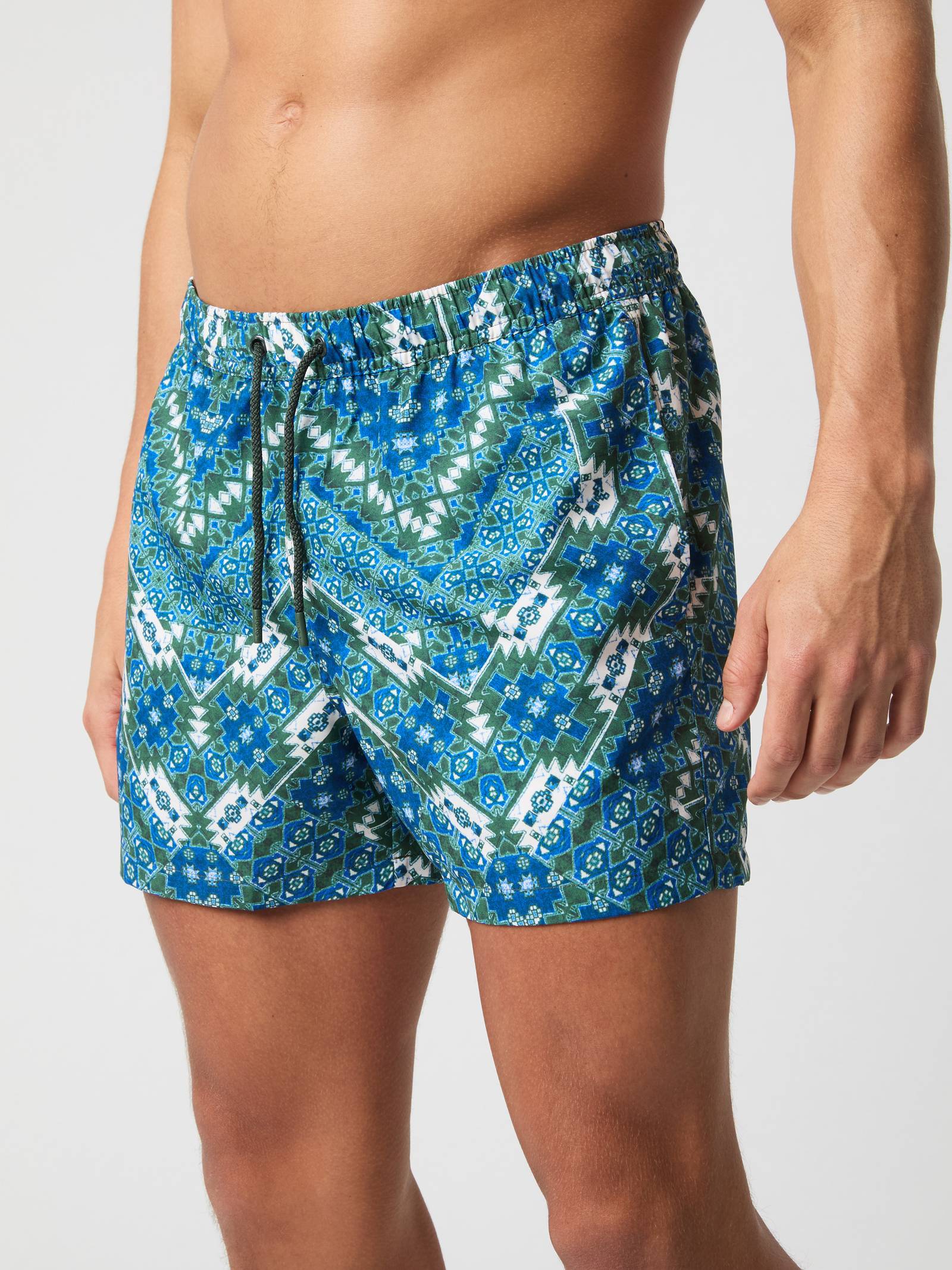Borg Print Swim Shorts image 2