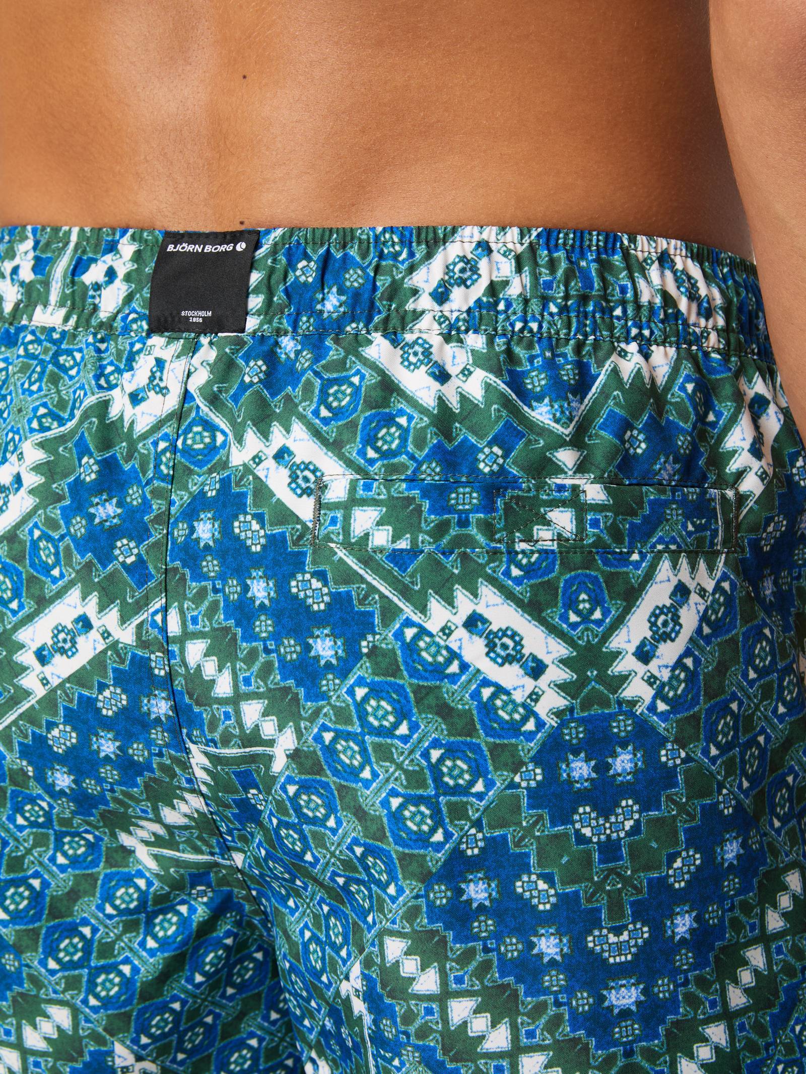 Borg Print Swim Shorts image 4