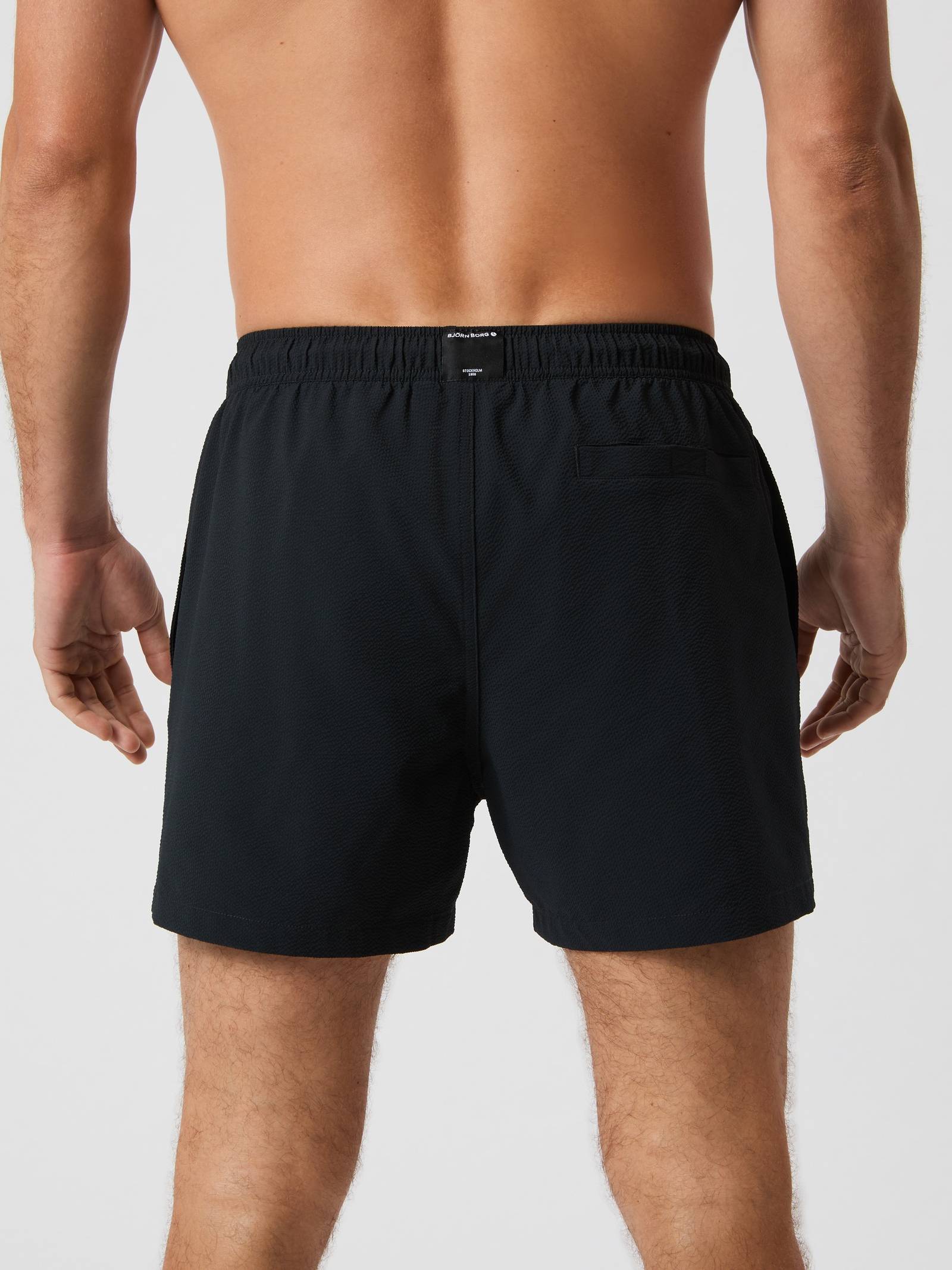 Borg Seersucker Swim Shorts image 3