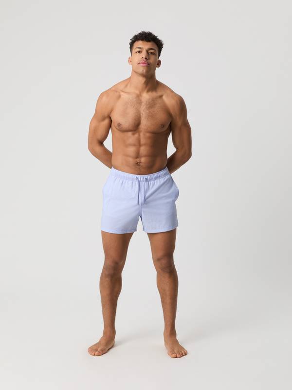 Borg Seersucker Swim Shorts