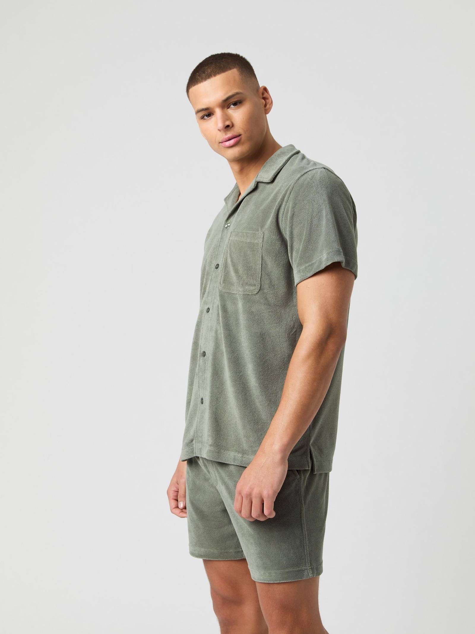 Borg Toweling Pool Shirt image 1