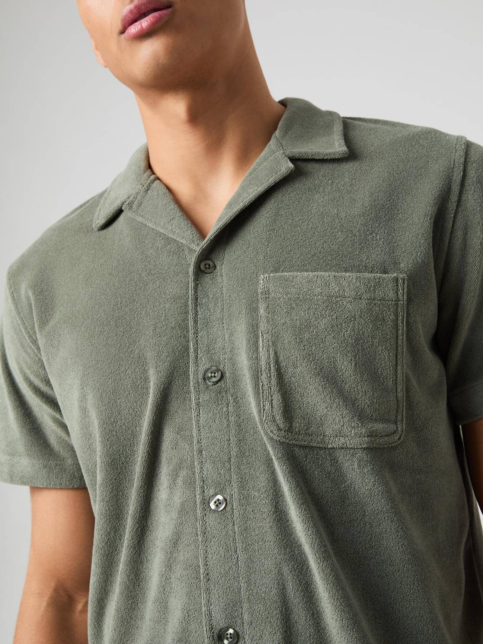 Borg Toweling Pool Shirt image 4