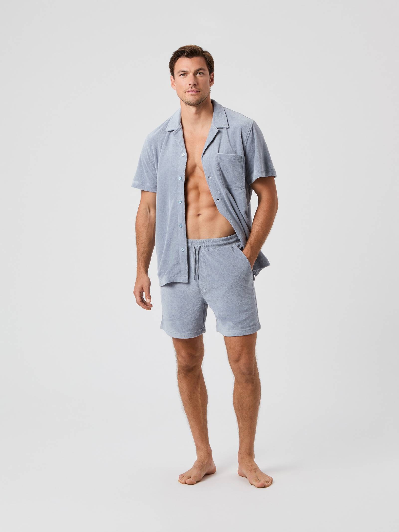 Borg Toweling Pool Shirt image 3