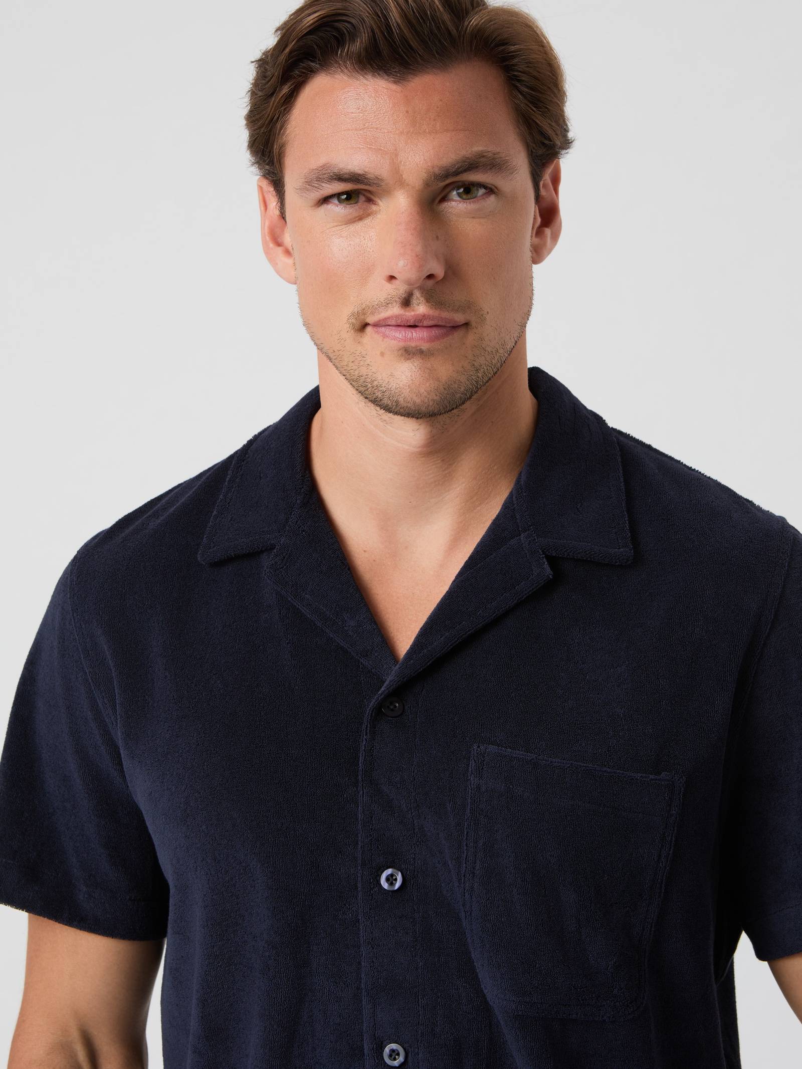 Borg Toweling Pool Shirt image 5