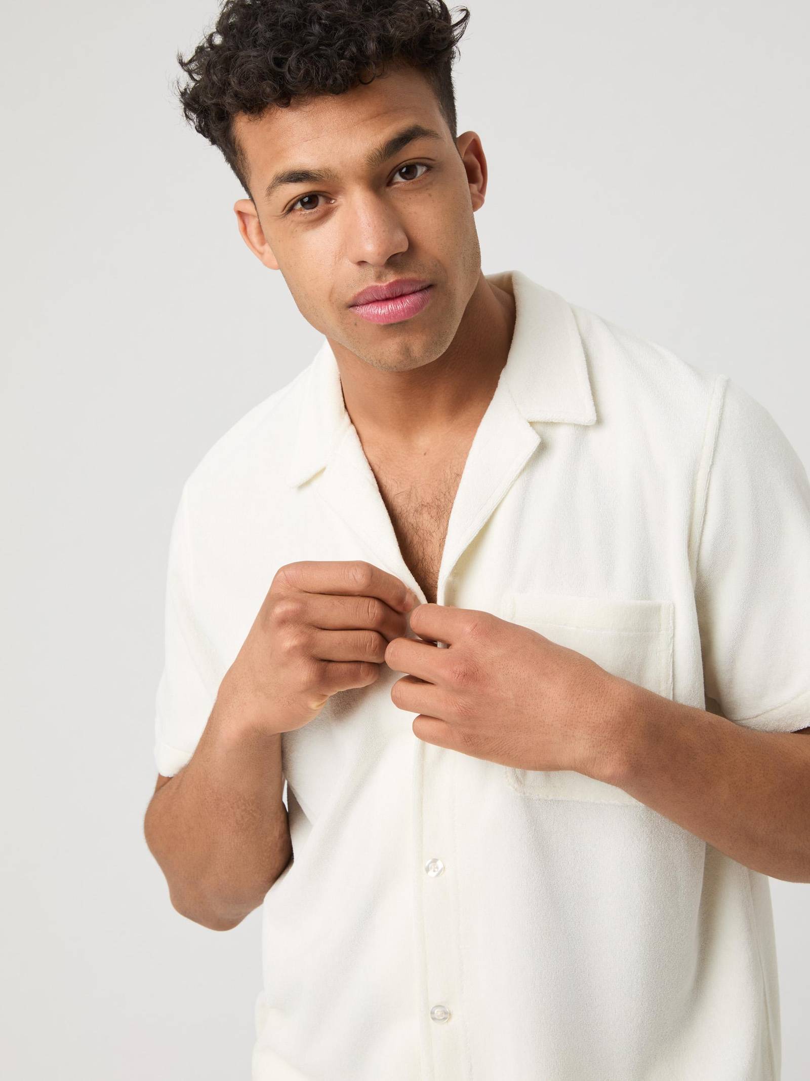 Borg Toweling Pool Shirt image 5