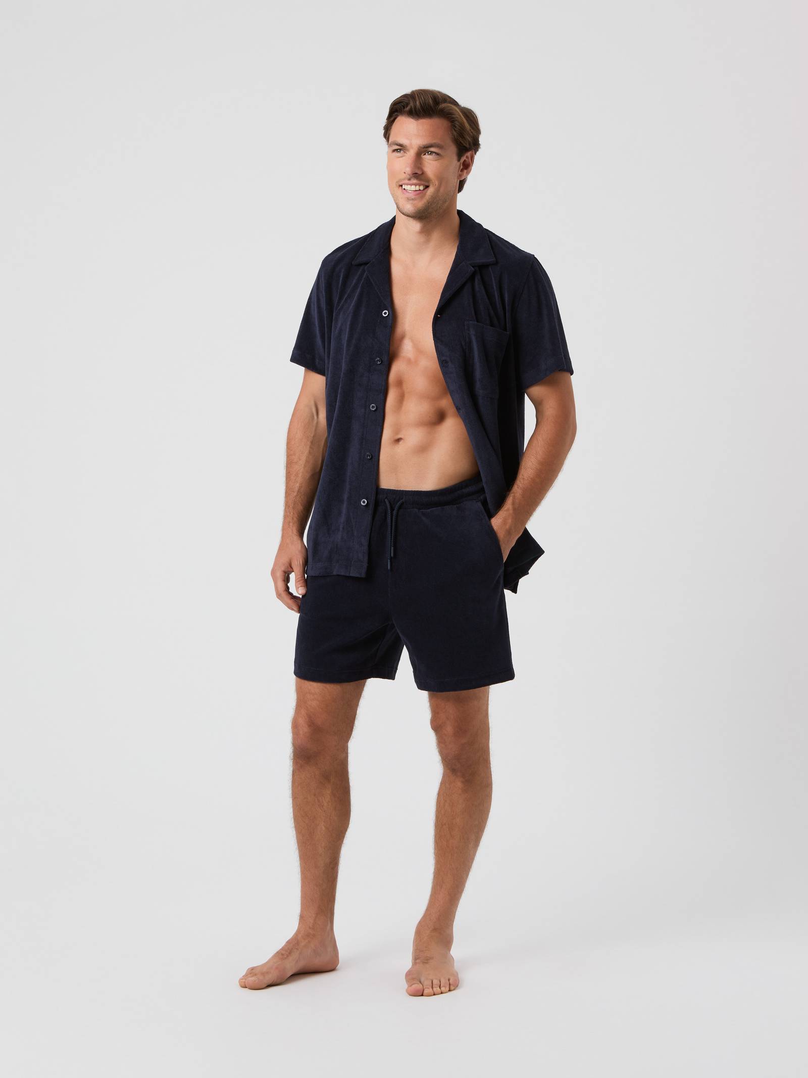 Borg Toweling Pool Shorts image 1