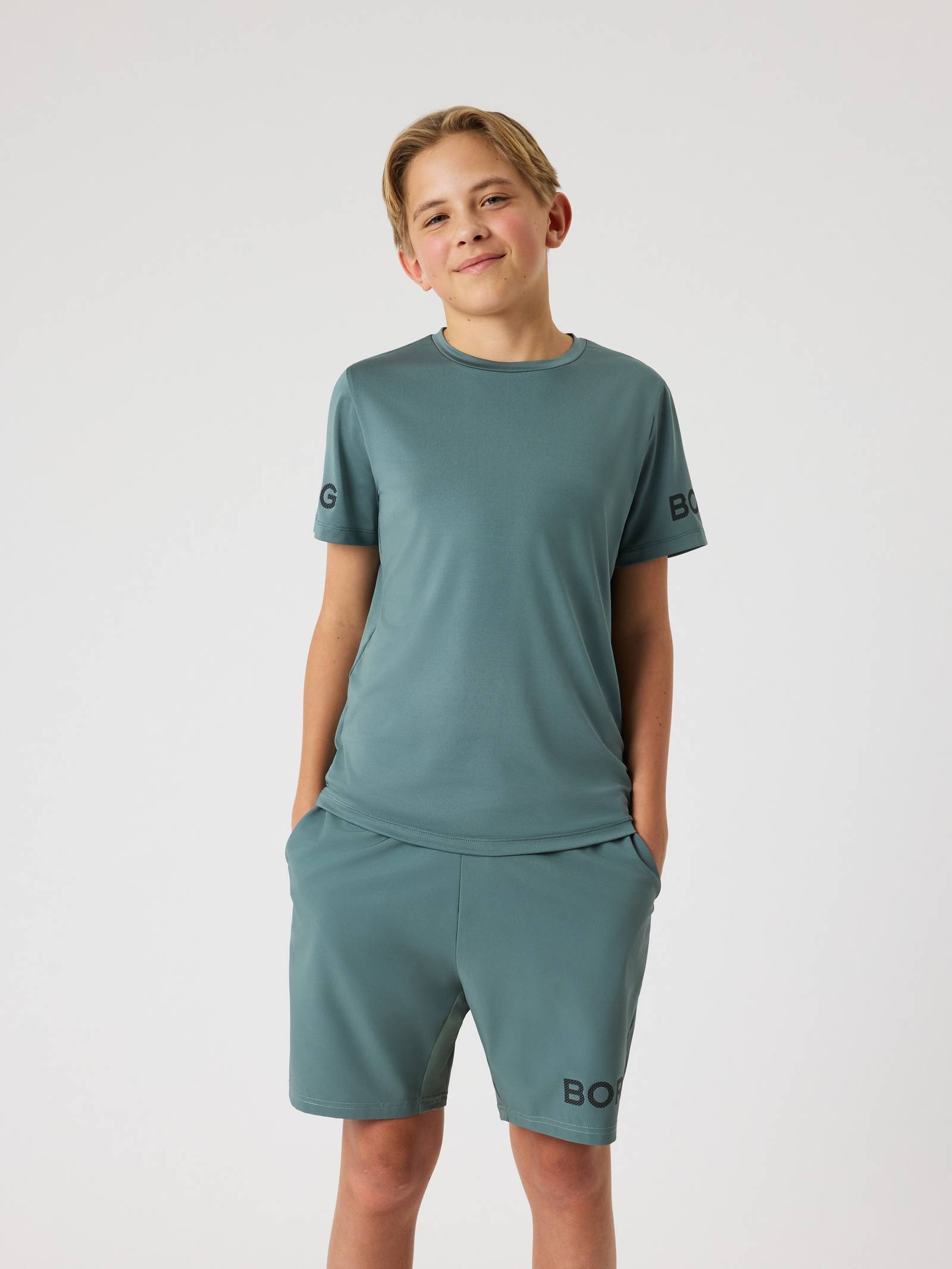 Björn Borg - Borg T-Shirt Balsam Green Mini Me Collection - Image 1