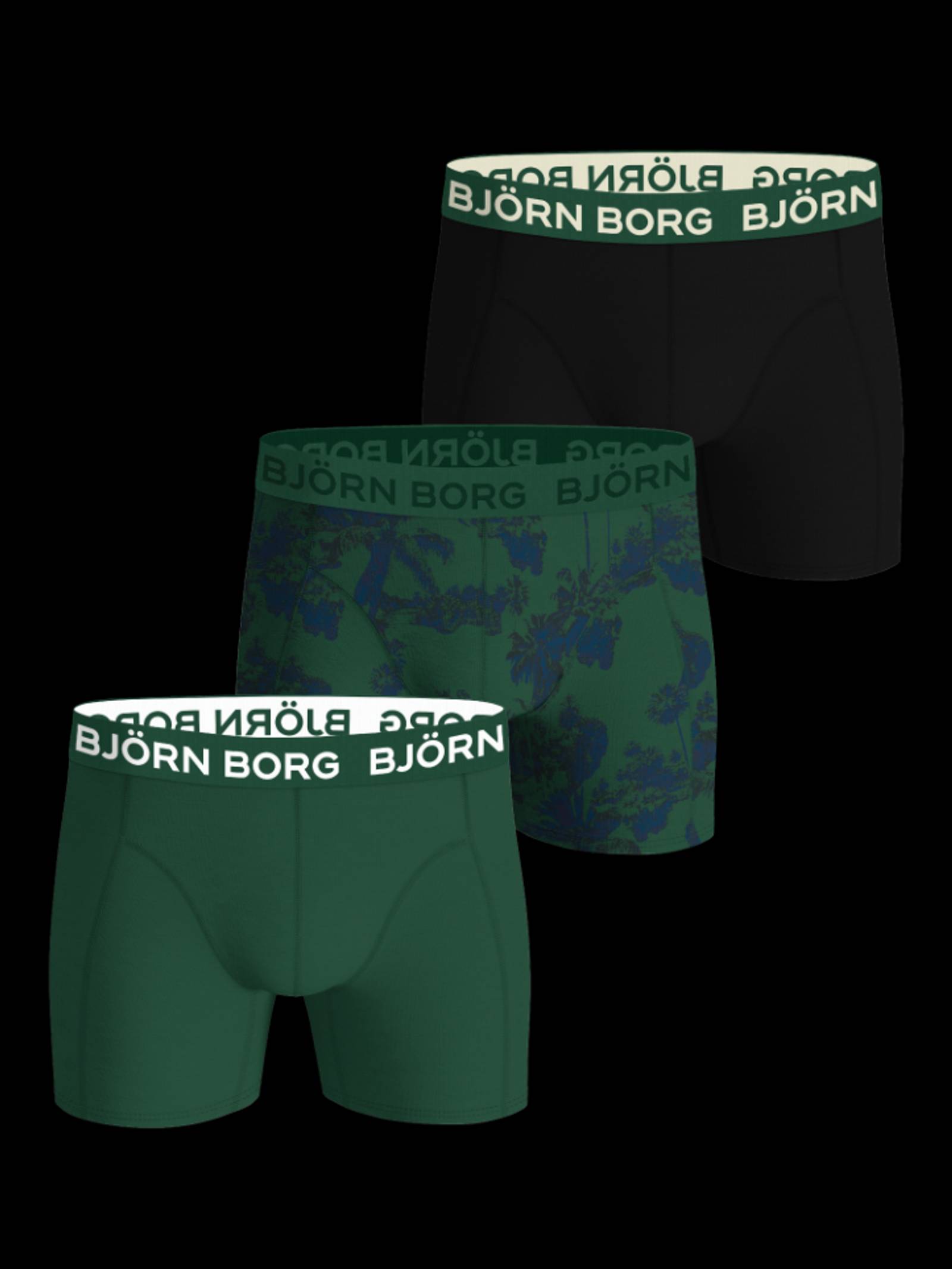 Björn Borg - Cotton Stretch Boxers 3-pack Multi Men - Image 1