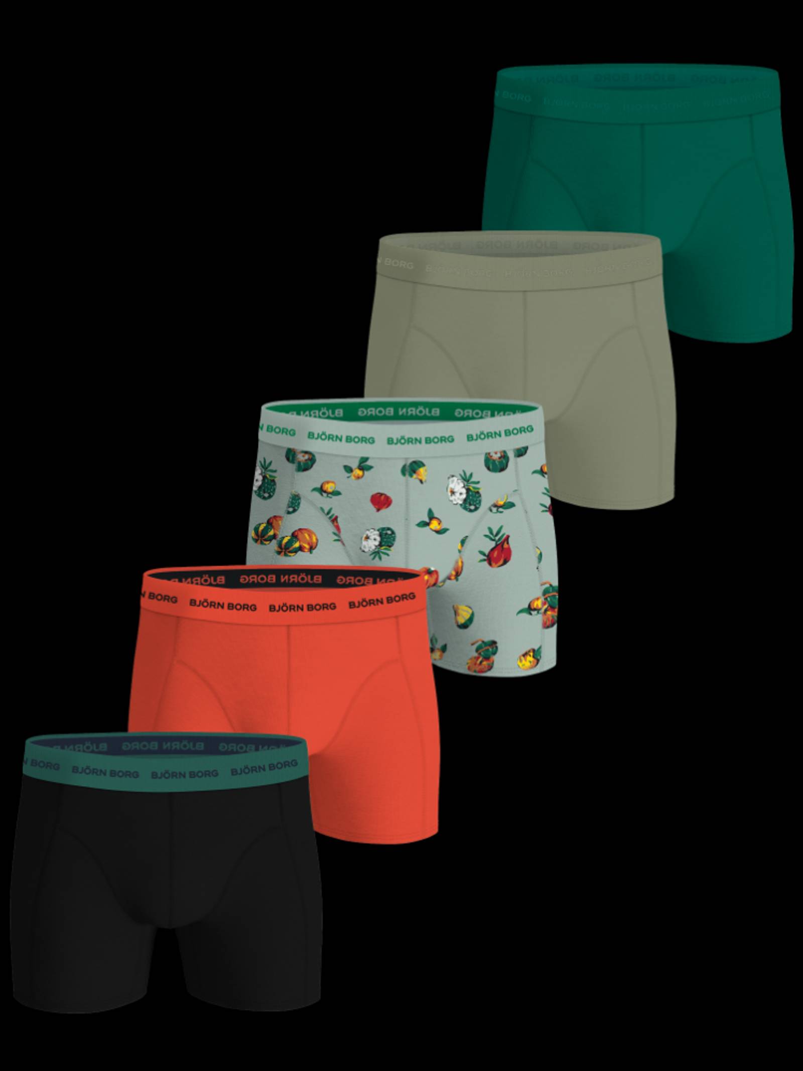 Cotton Stretch Boxers 5-pack image 1