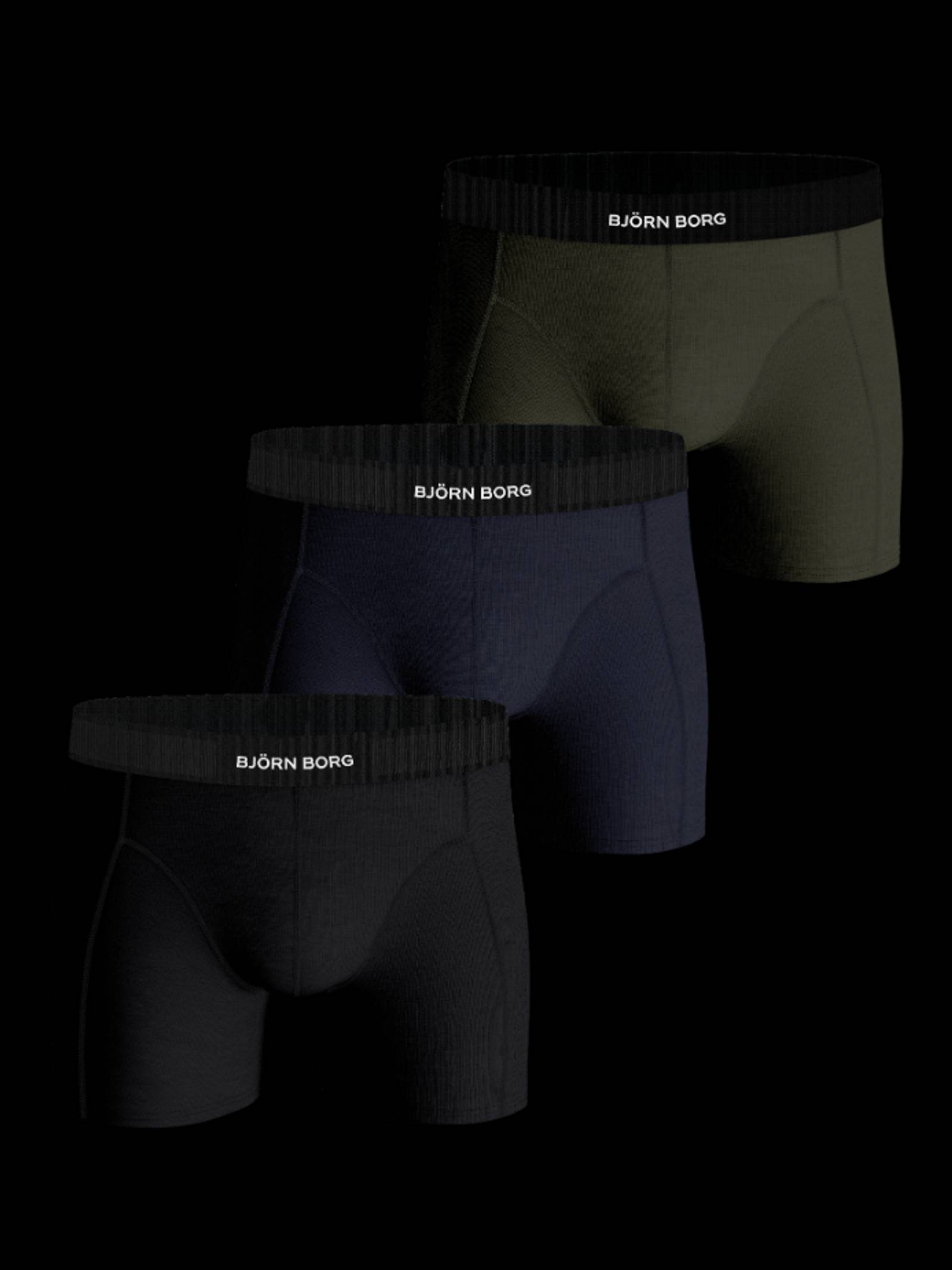 Organic Cotton Stretch Boxers 3-pack image 1