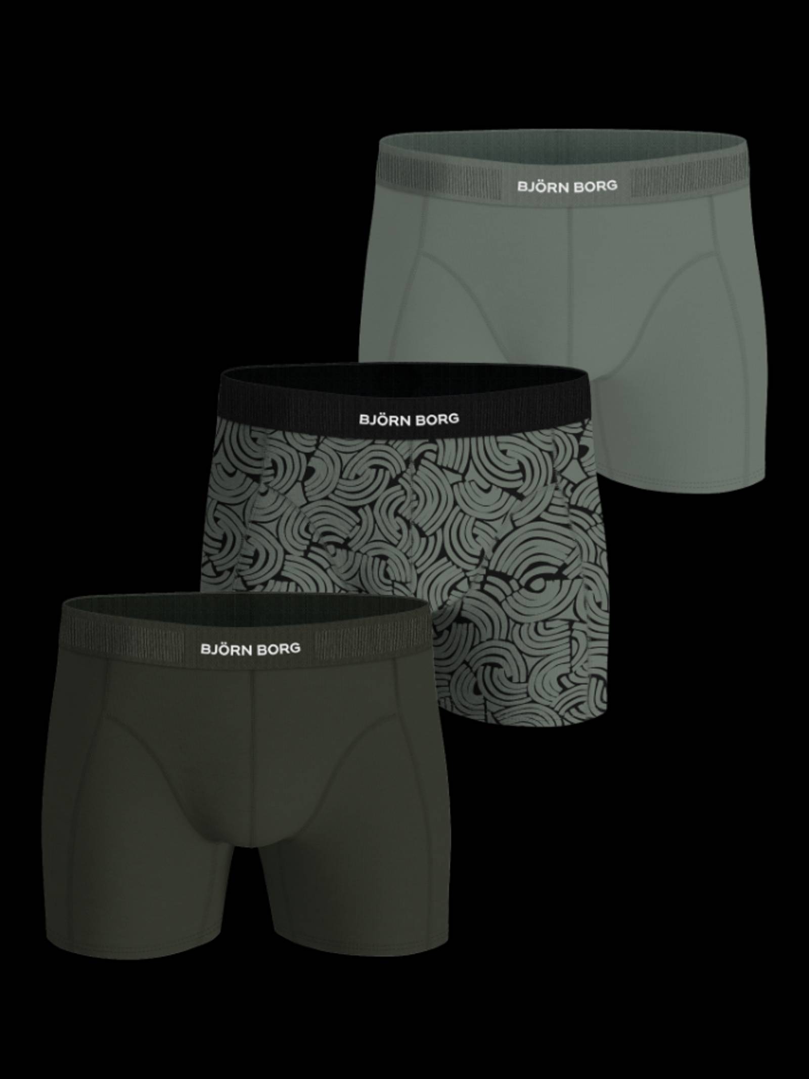 Organic Cotton Stretch Boxers 3-pack image 1