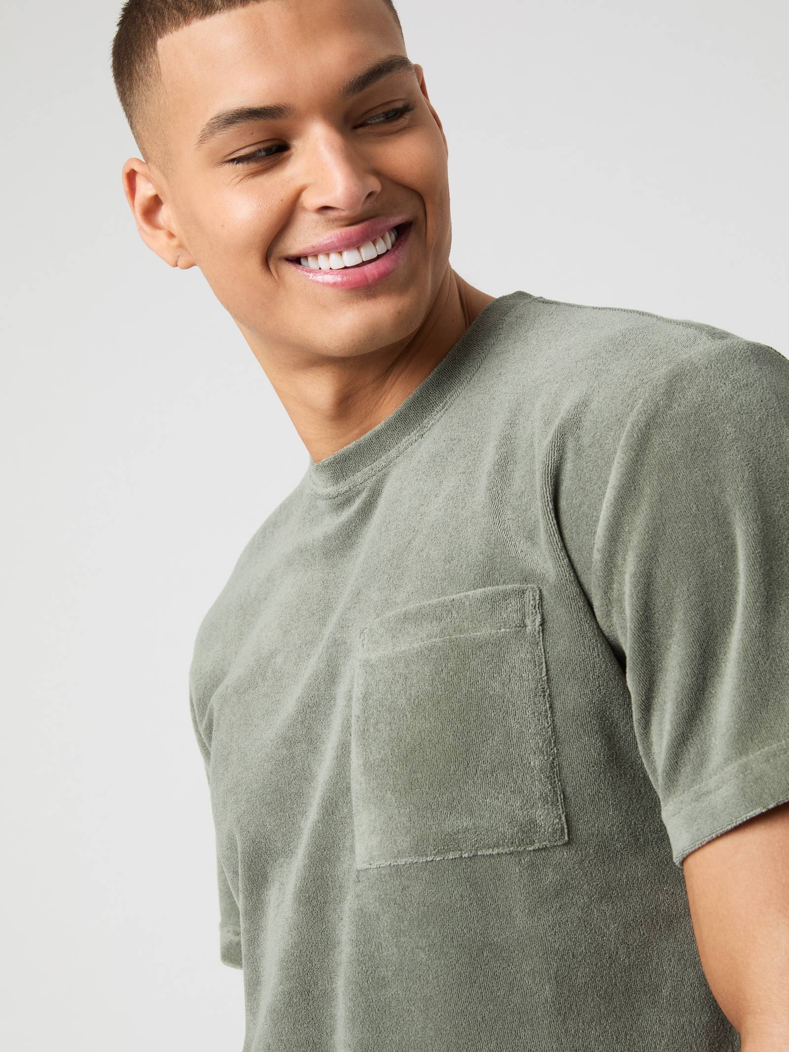 Borg Toweling T-Shirt image 4