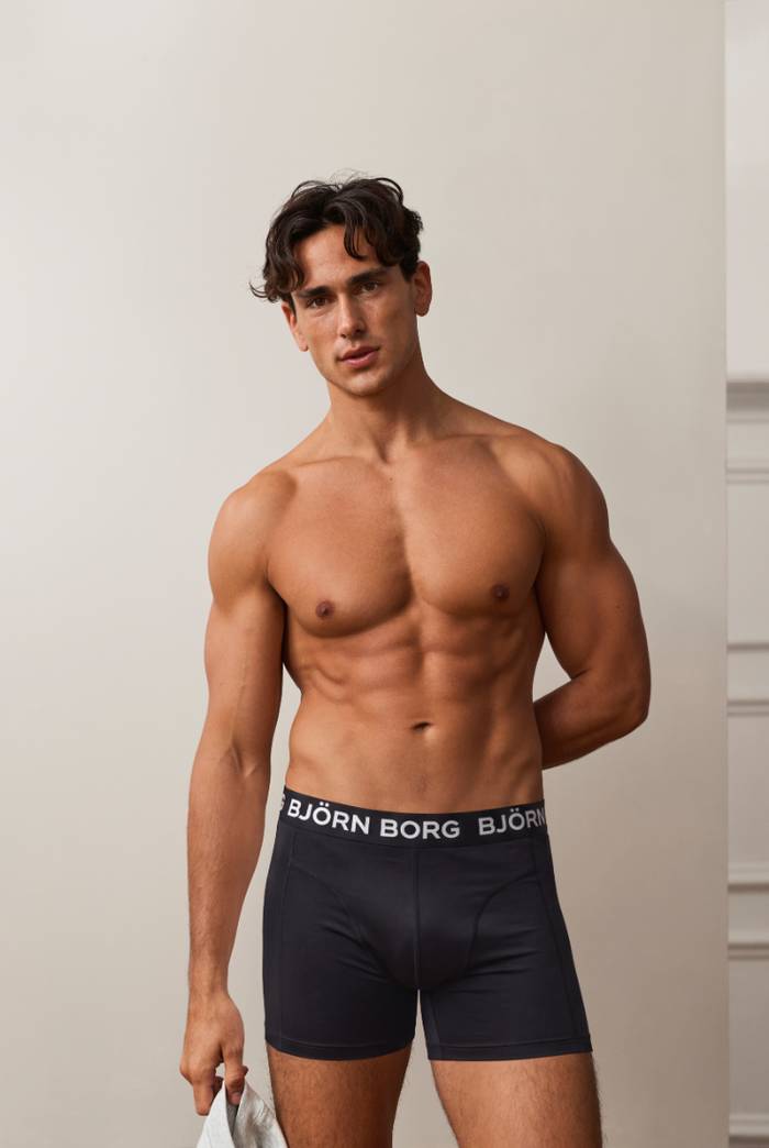 Björn Borg - Sports Microfiber Boxers 5-pack Black