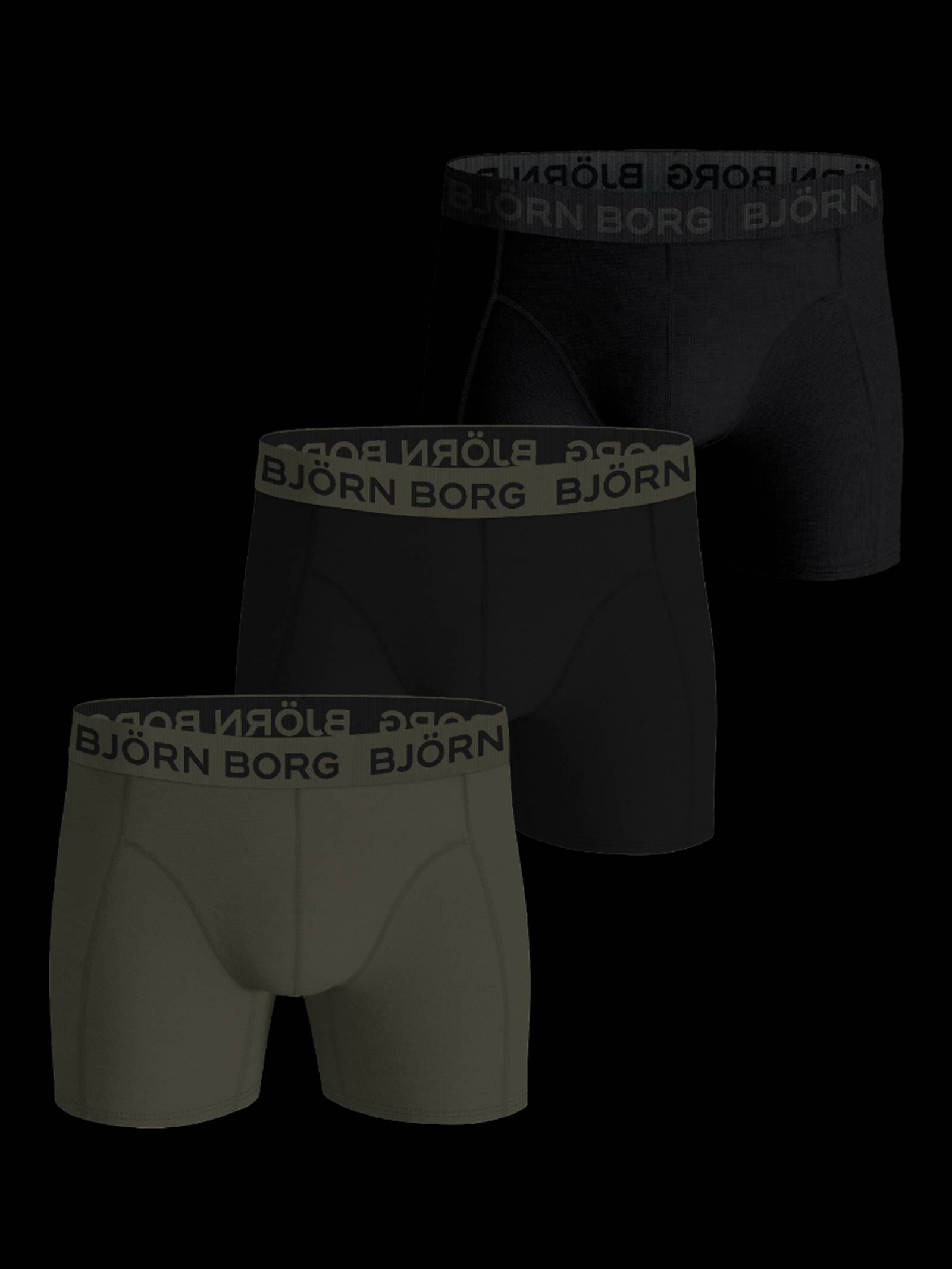 Björn Borg - Cotton Stretch Boxers 3-pack Multi Herr - Image 1