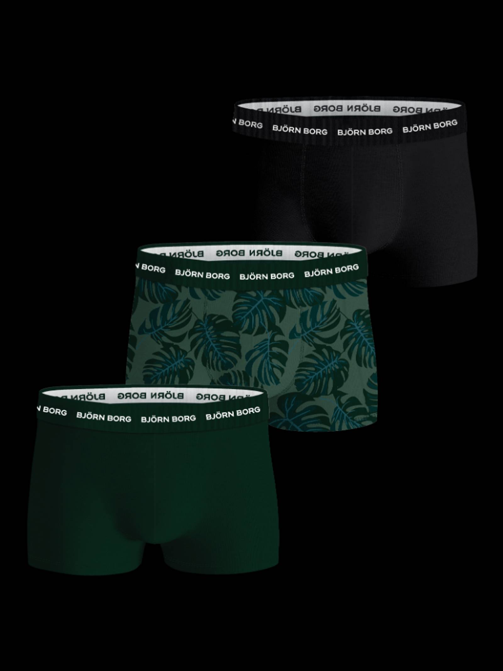 Cotton Stretch Trunks 3-pack image 1