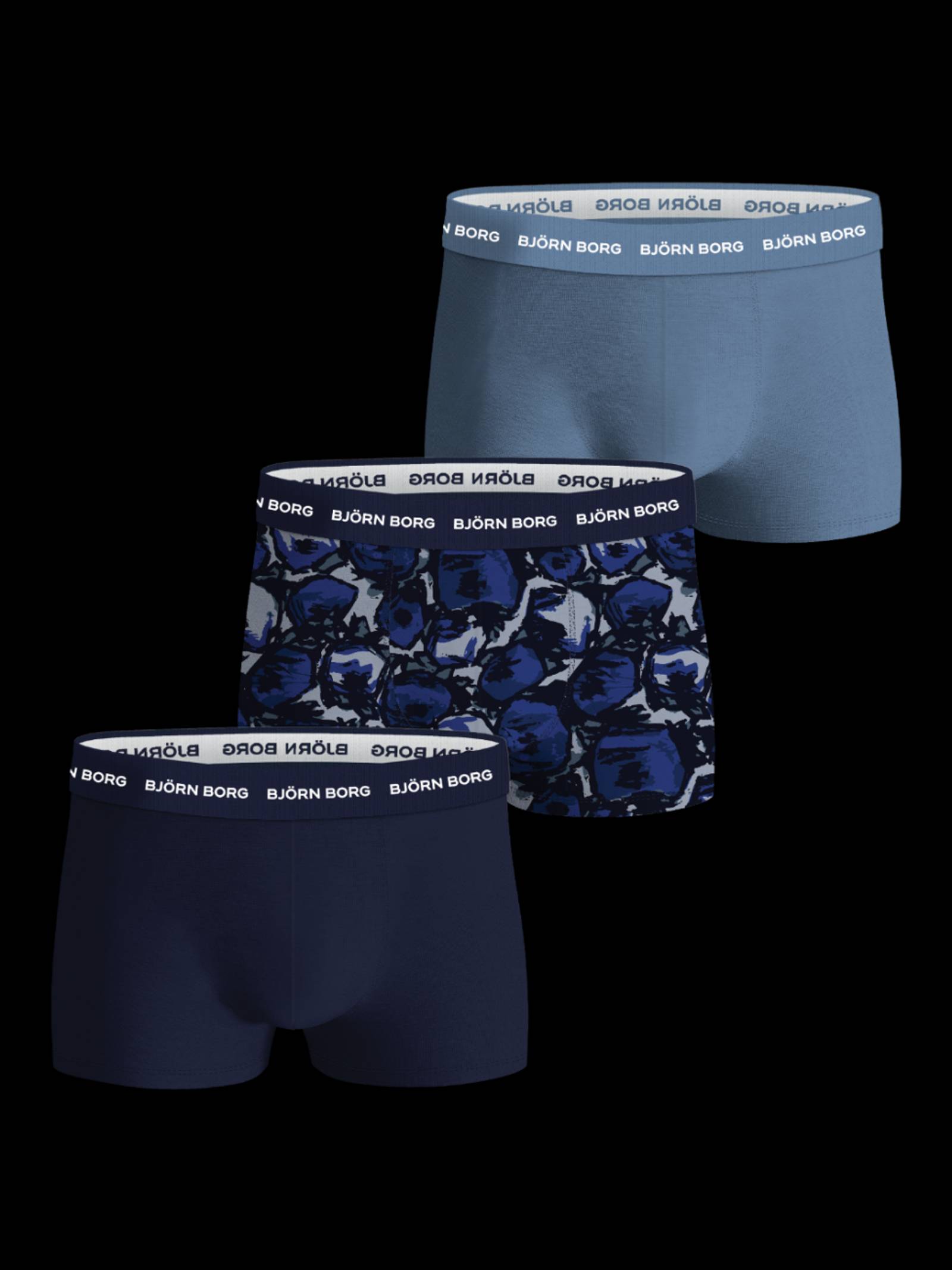 Cotton Stretch Trunks 3-pack image 1