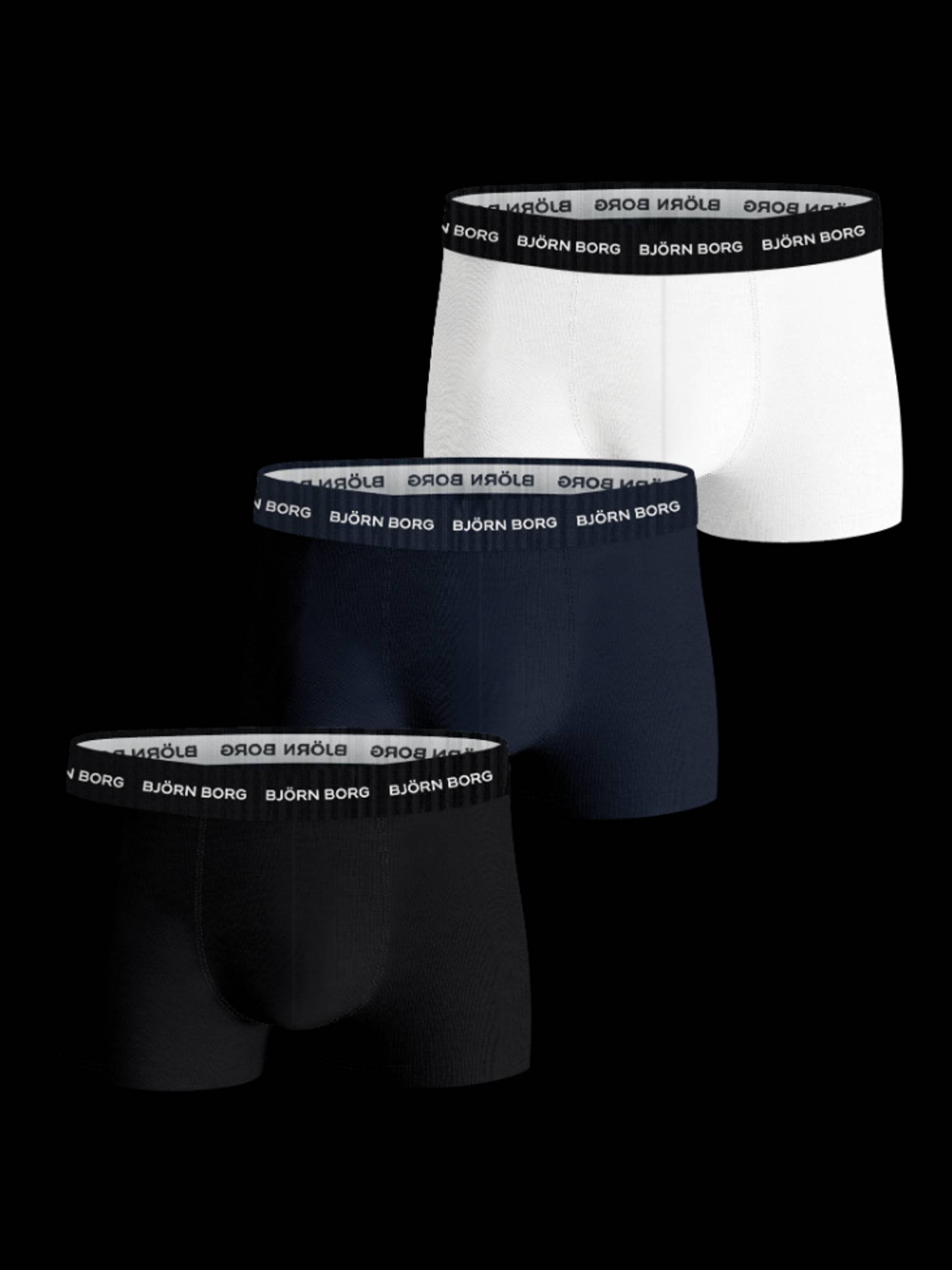 Cotton Stretch Trunks 3-pack image 1