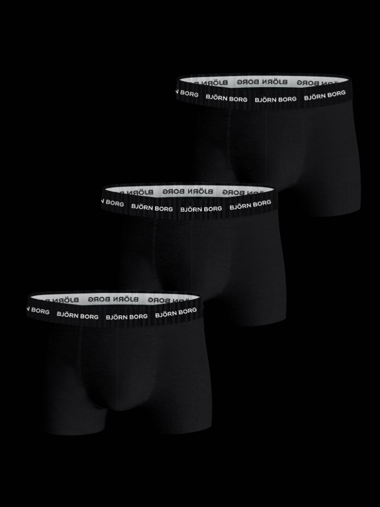 Cotton Stretch Trunks 3-pack image 1