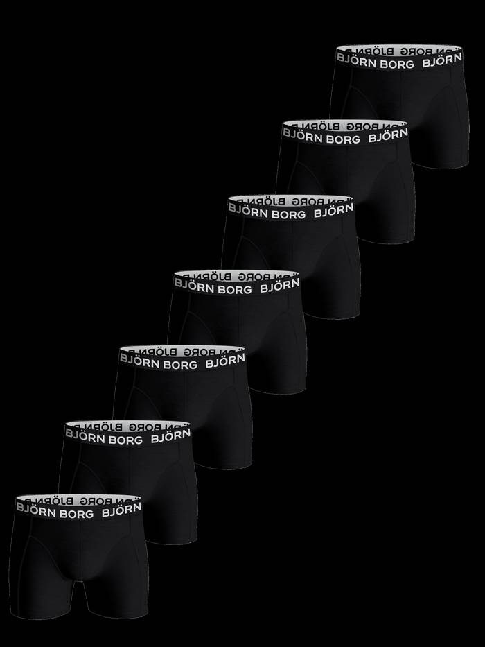 Björn Borg - Cotton Stretch Boxers 7-pack Black