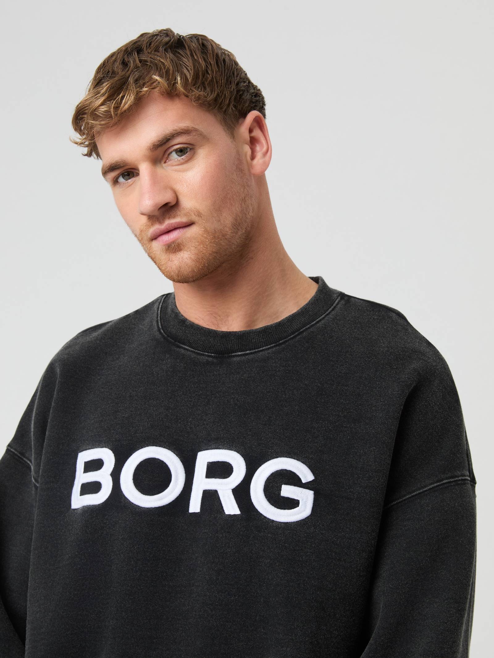 Borg Oversized Logo Sweatshirt image 2