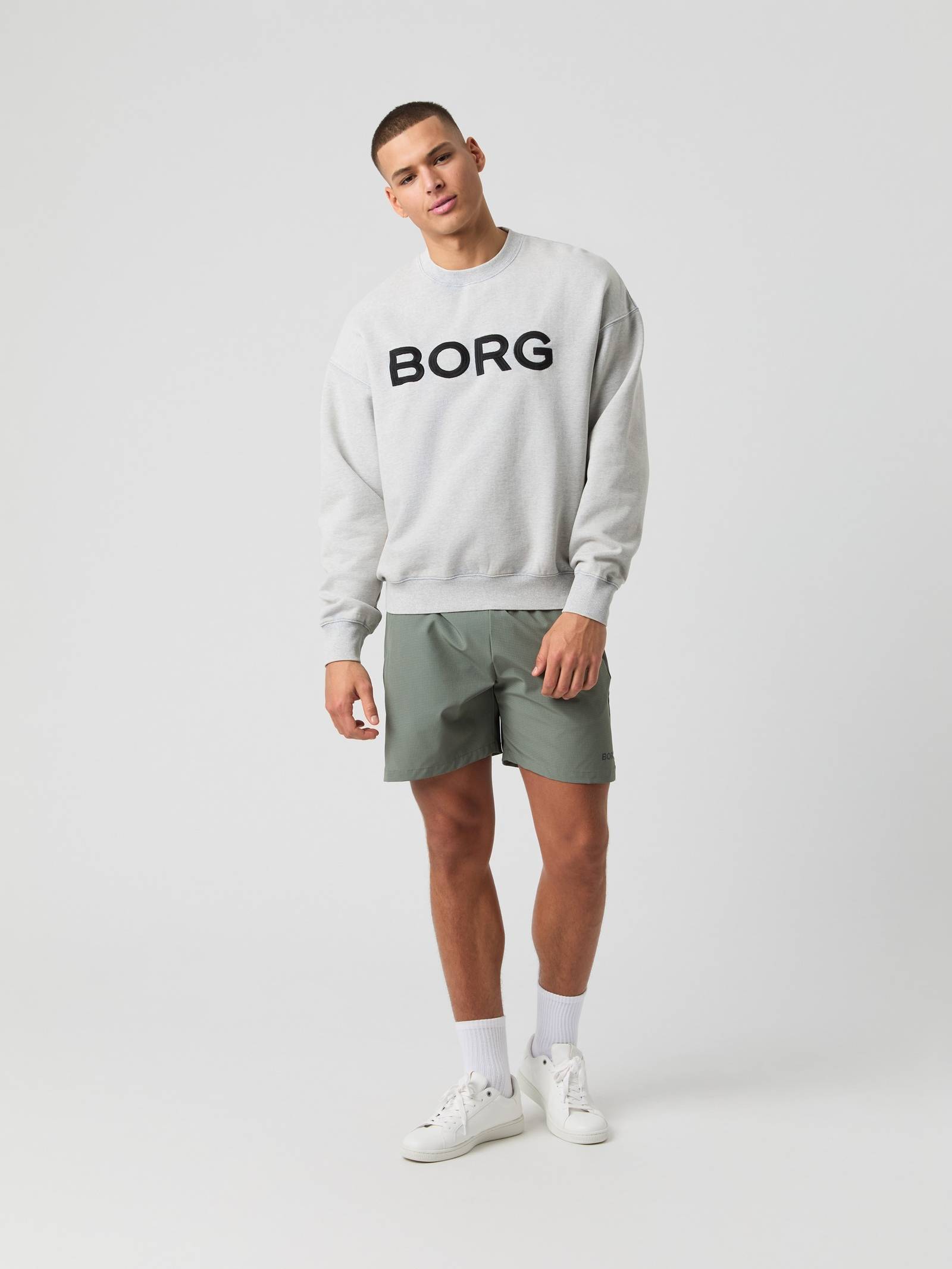 Borg Oversized Logo Sweatshirt image 4