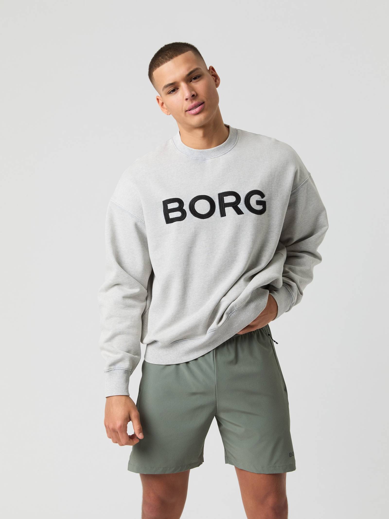 Borg Oversized Logo Sweatshirt image 2