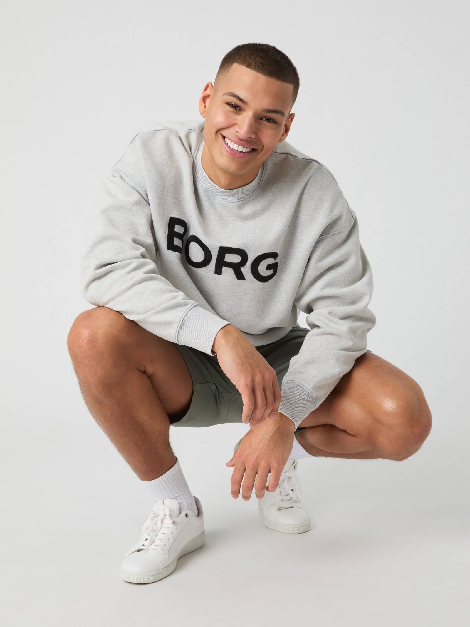 Borg Oversized Logo Sweatshirt image 1