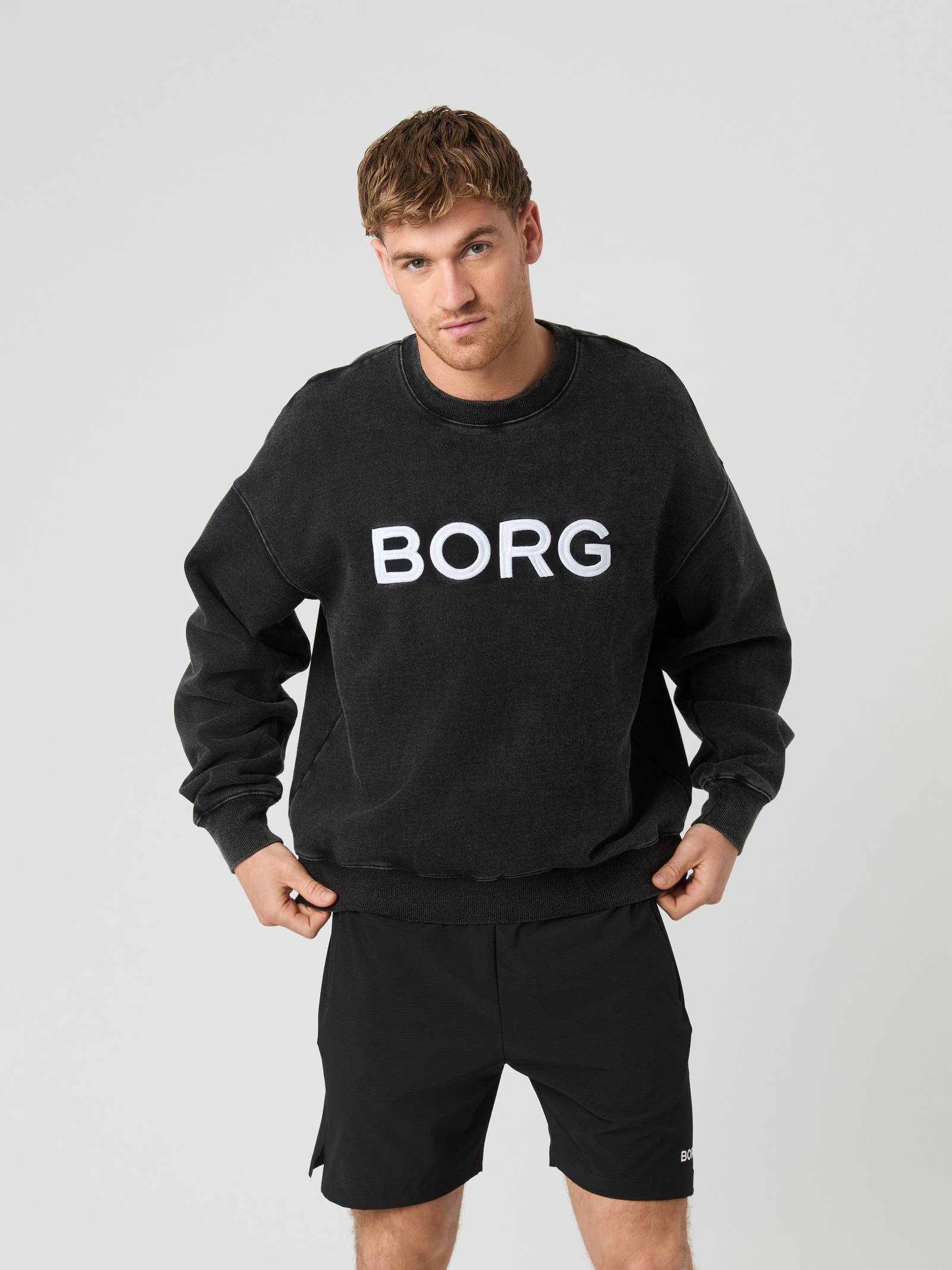 Borg Oversized Logo Sweatshirt image 3