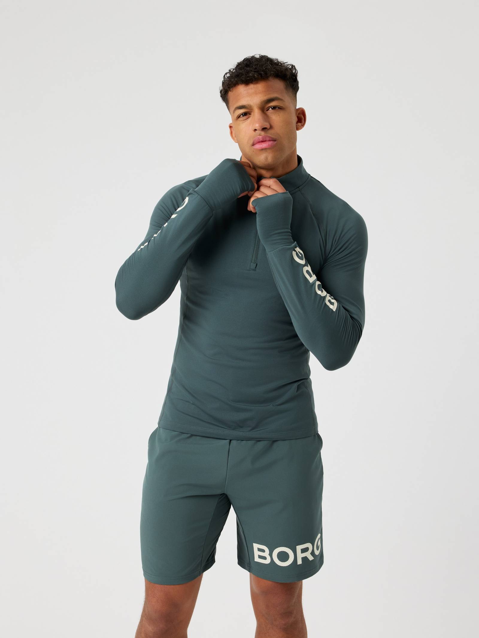 Borg Midlayer Half Zip image 1