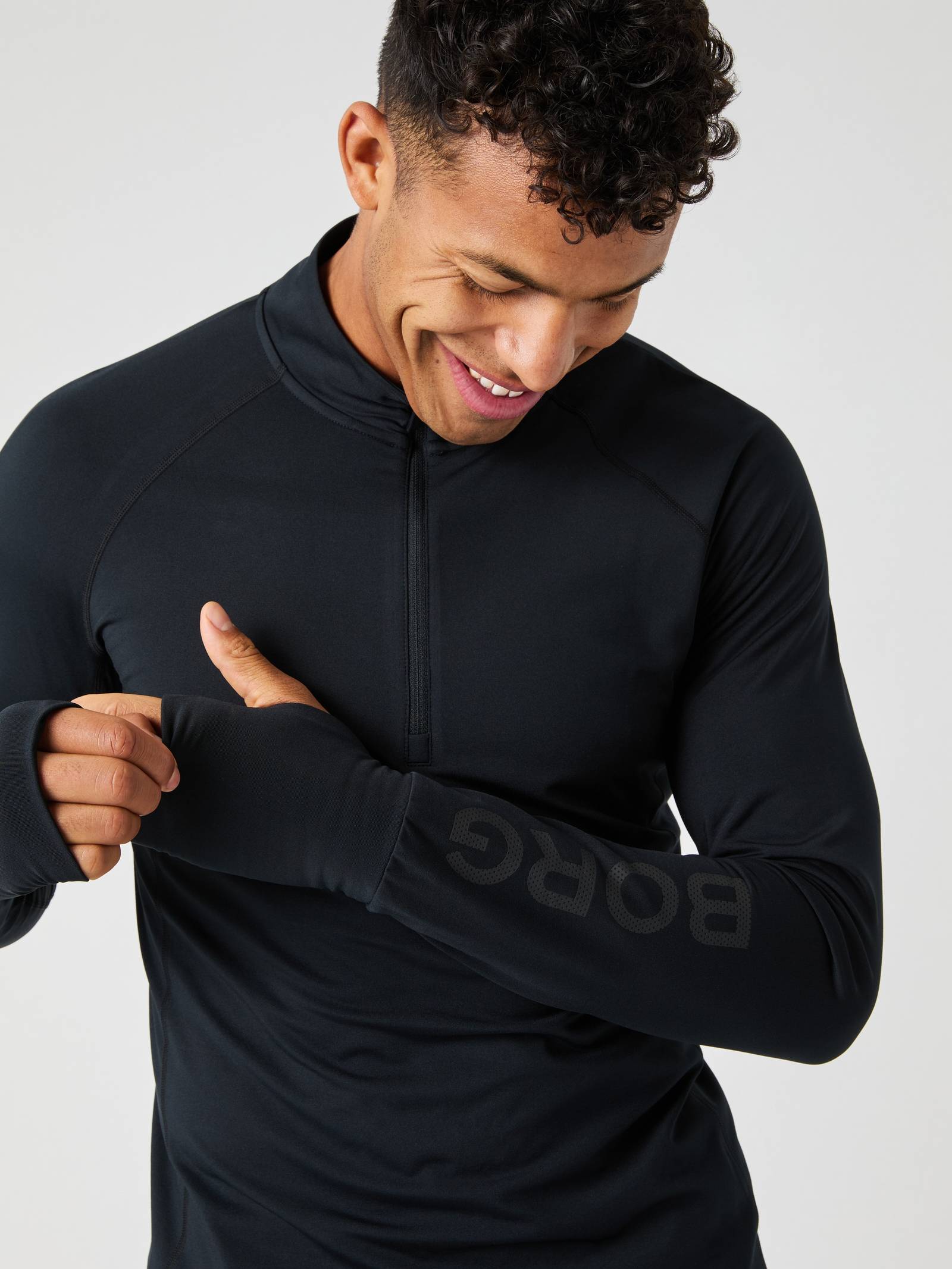 Borg Midlayer Half Zip image 1