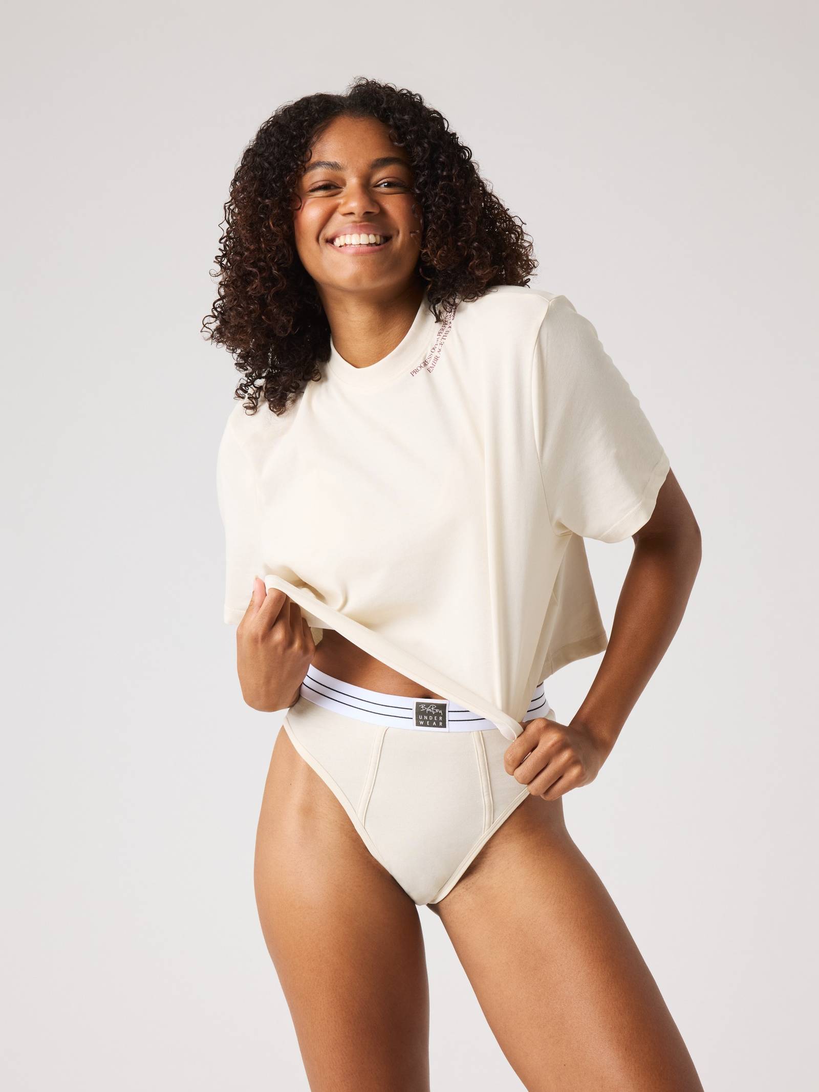 Jessie Jazz Oversized Cropped T-Shirt image 1