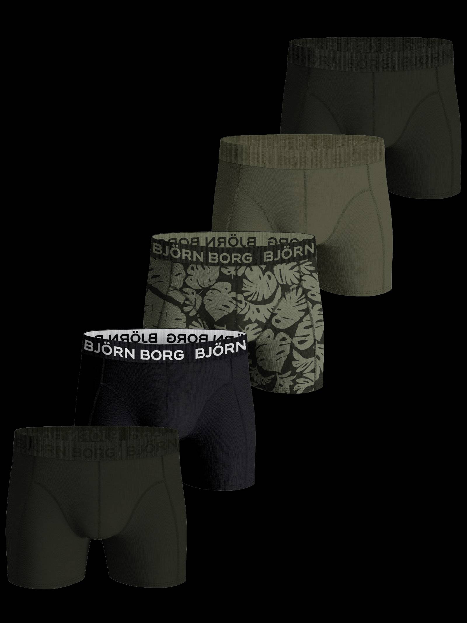 Cotton Stretch Boxers 5-pack image 1