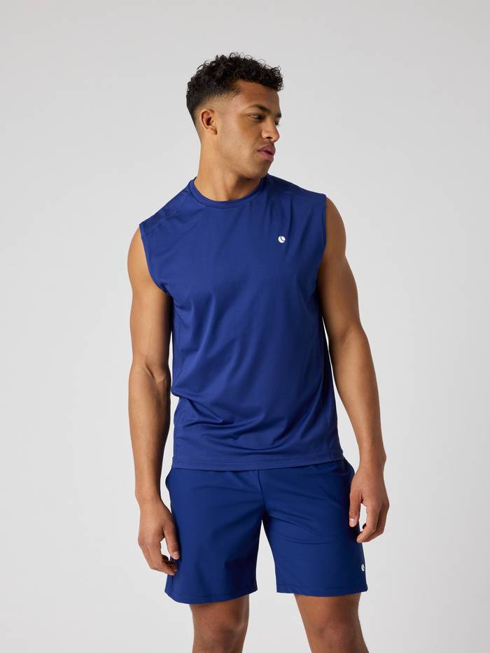 Björn Borg - Ace Mesh Panel Tank Blue Depths