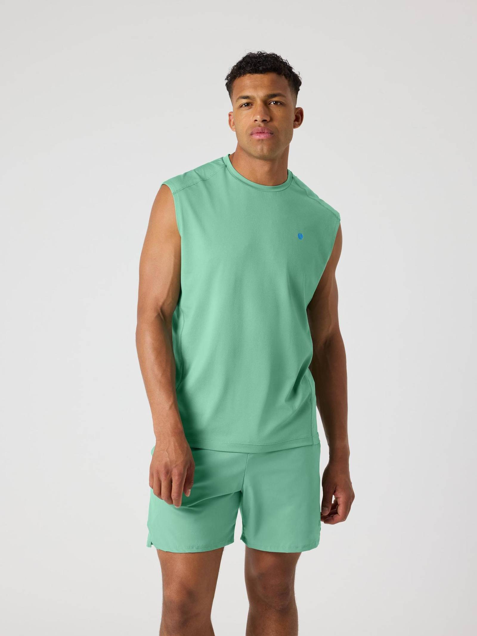 Björn Borg - Ace Mesh Panel Tank Malachite Green Heren - Image 1