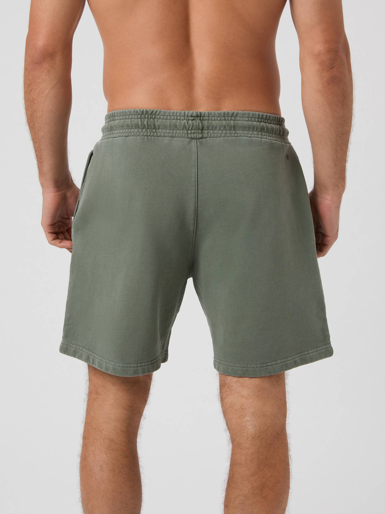 Borg Oversized Washed Sweatshorts image 3