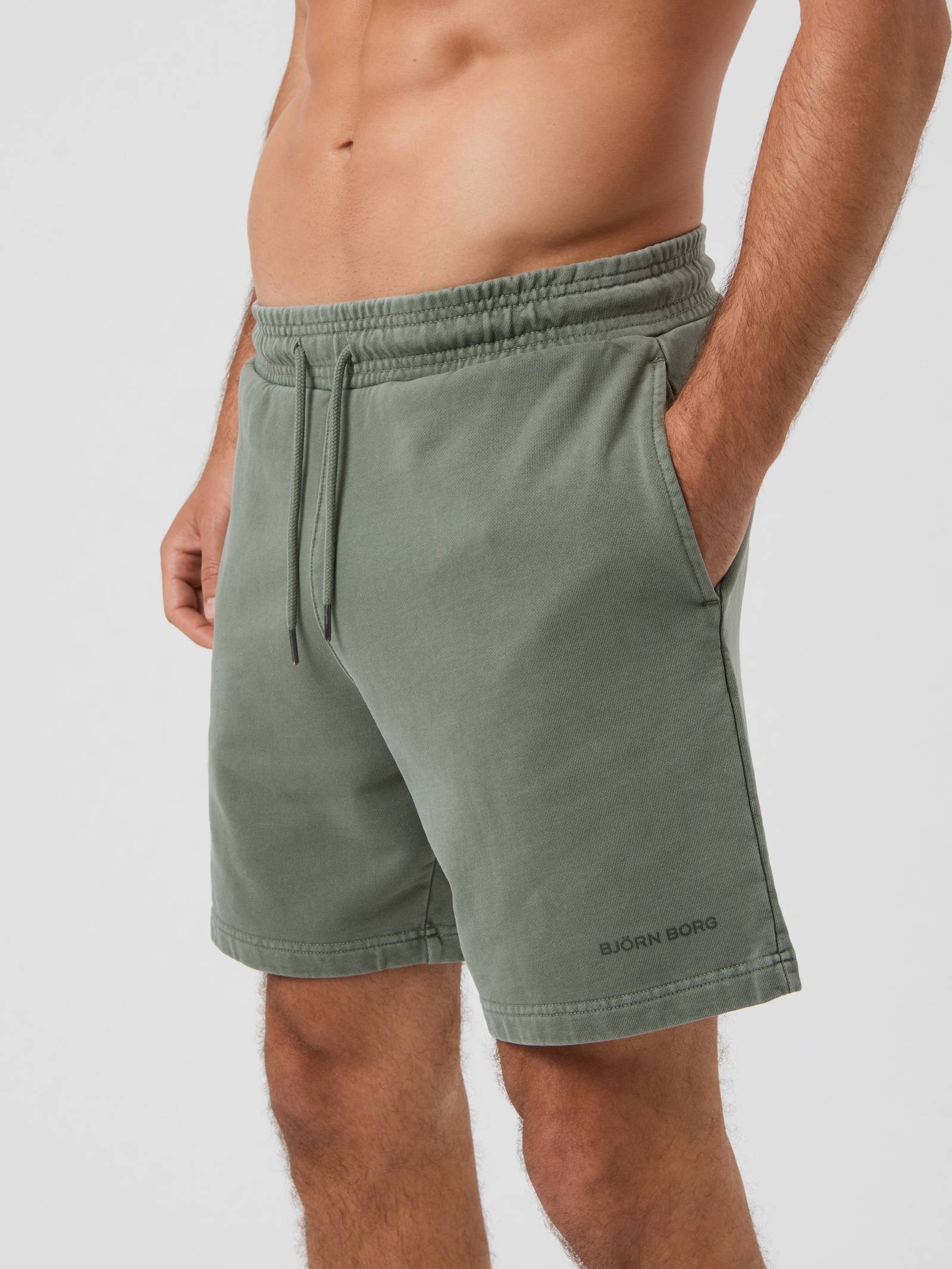 Borg Oversized Washed Sweatshorts image 2