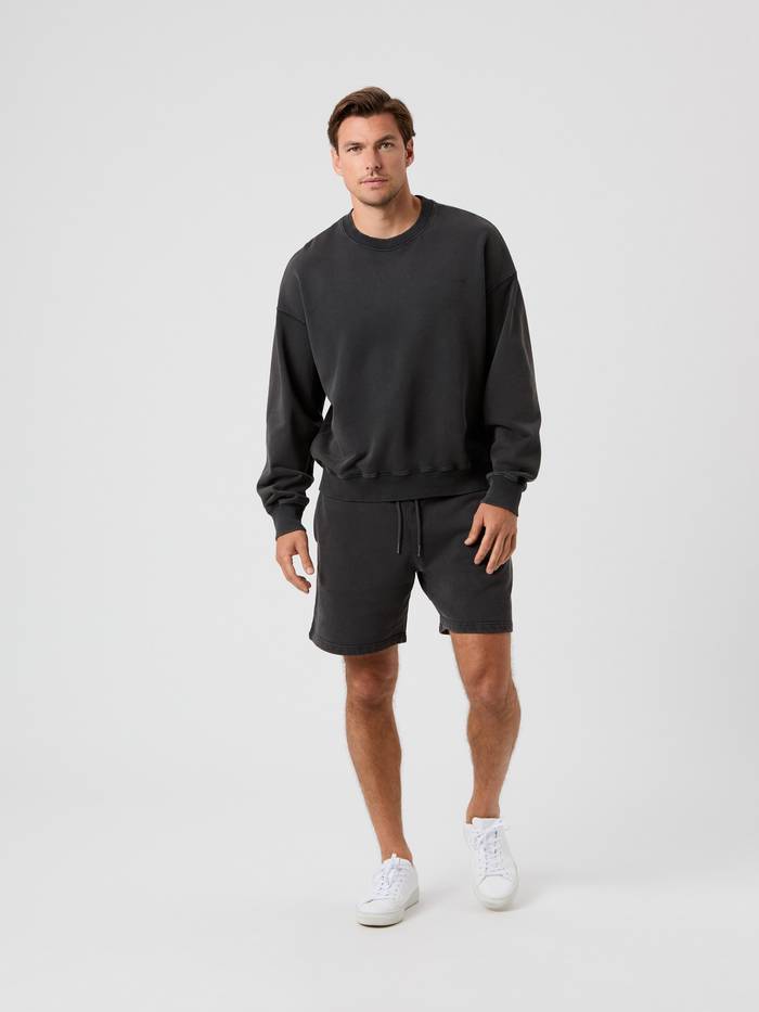 Borg Oversized Washed Sweatshorts