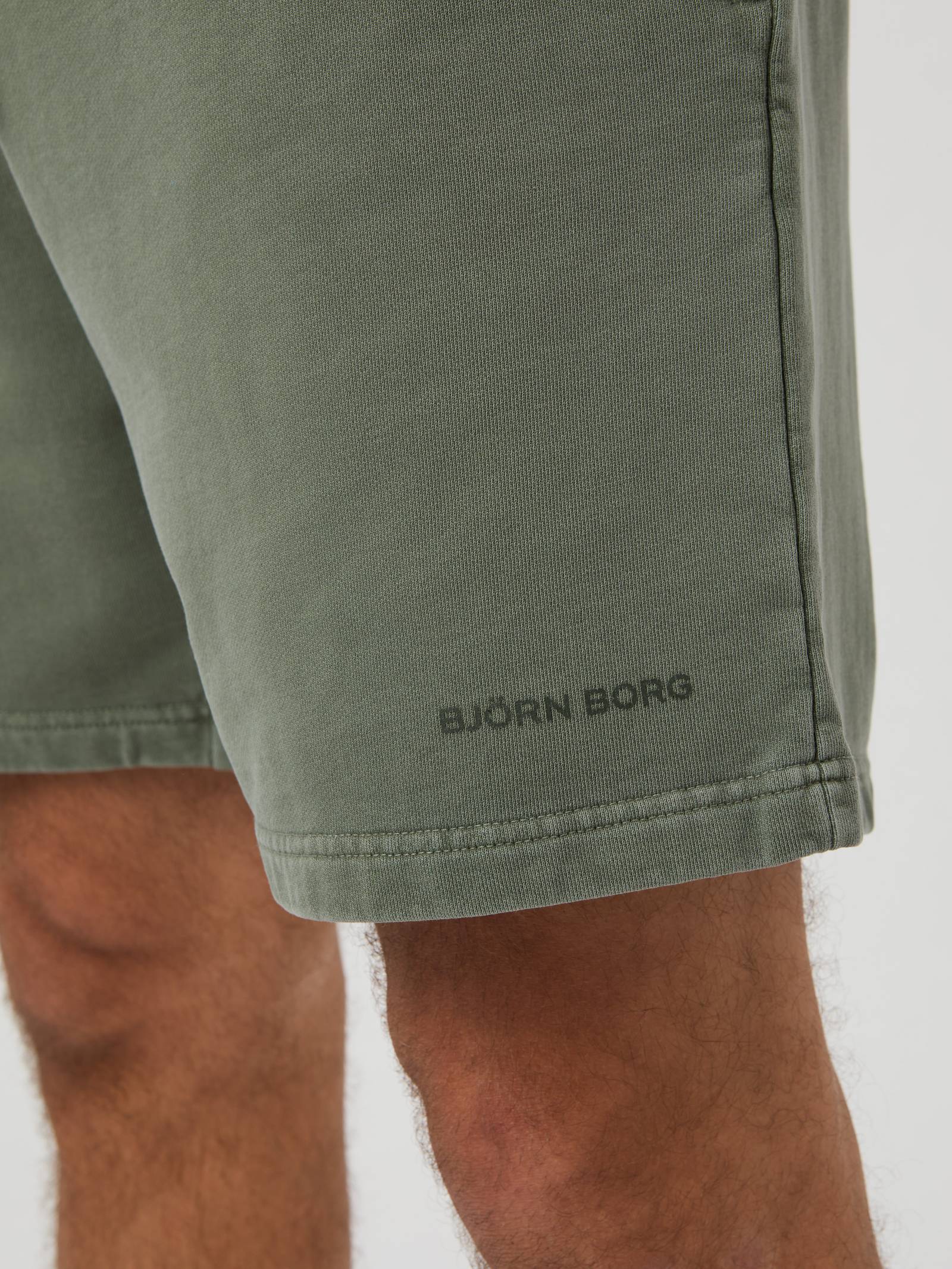 Borg Oversized Washed Sweatshorts image 4