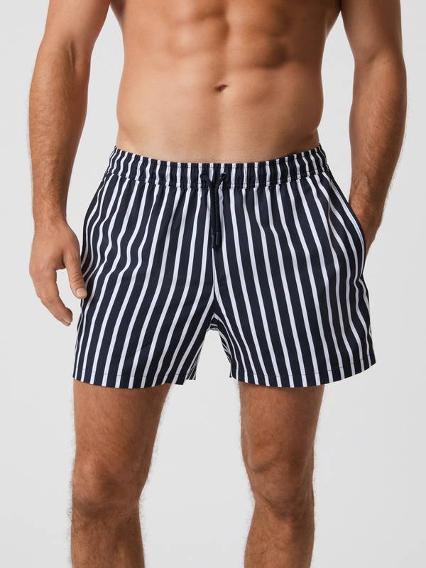 Borg Print Swim Shorts